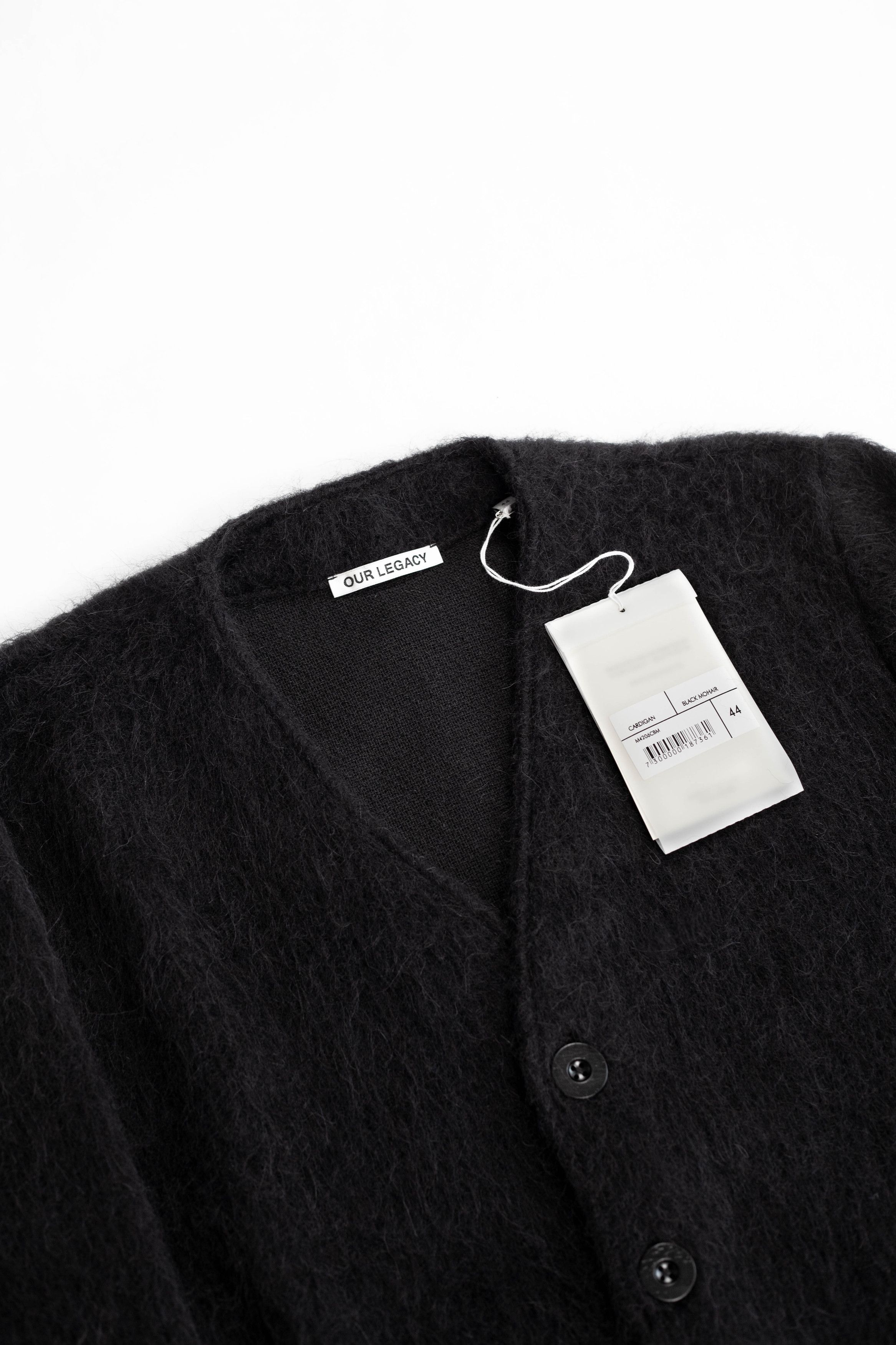 Our Legacy Our Legacy Black Mohair Cardigan Fall 2020 Size US S / EU 44-46 / 1 - 3 Thumbnail
