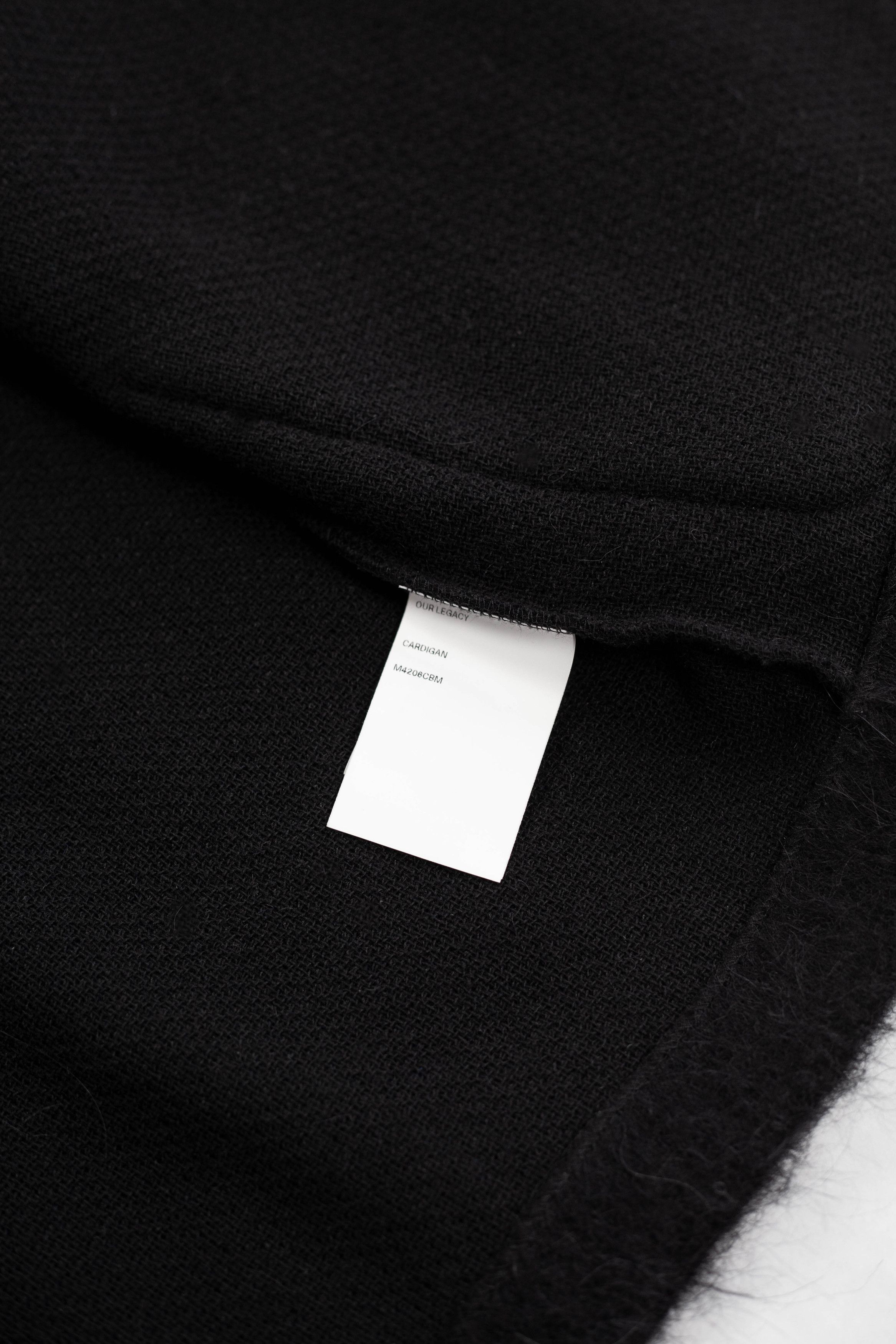 Our Legacy Our Legacy Black Mohair Cardigan Fall 2020 Size US S / EU 44-46 / 1 - 5 Thumbnail