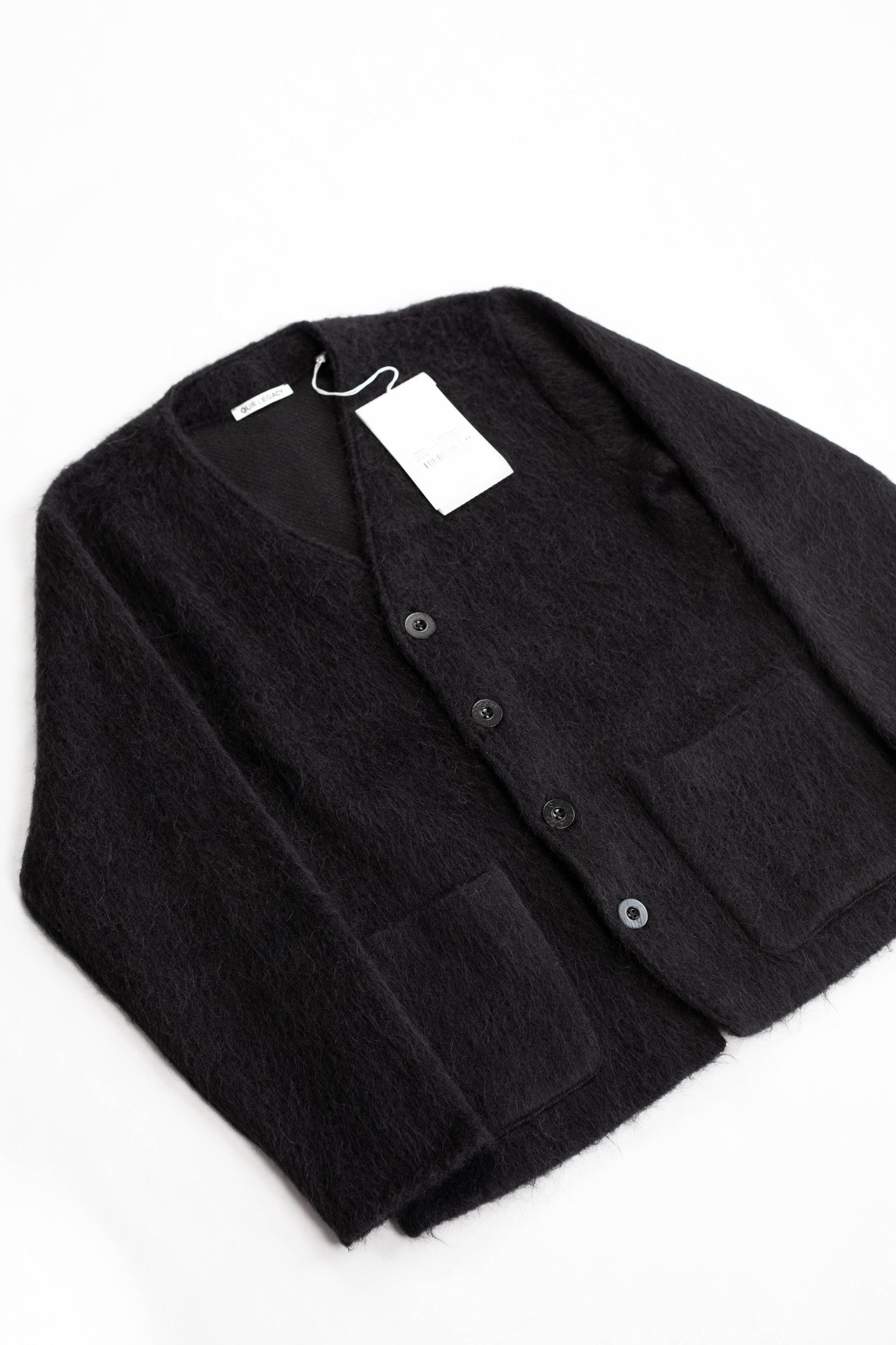 Our Legacy Our Legacy Black Mohair Cardigan Fall 2020 | Grailed