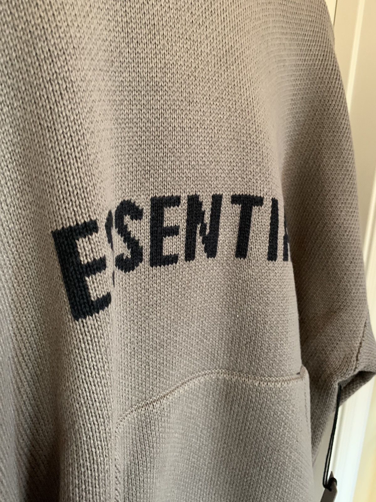 Essentials FOG Taupe Knit 2024 Hoodie