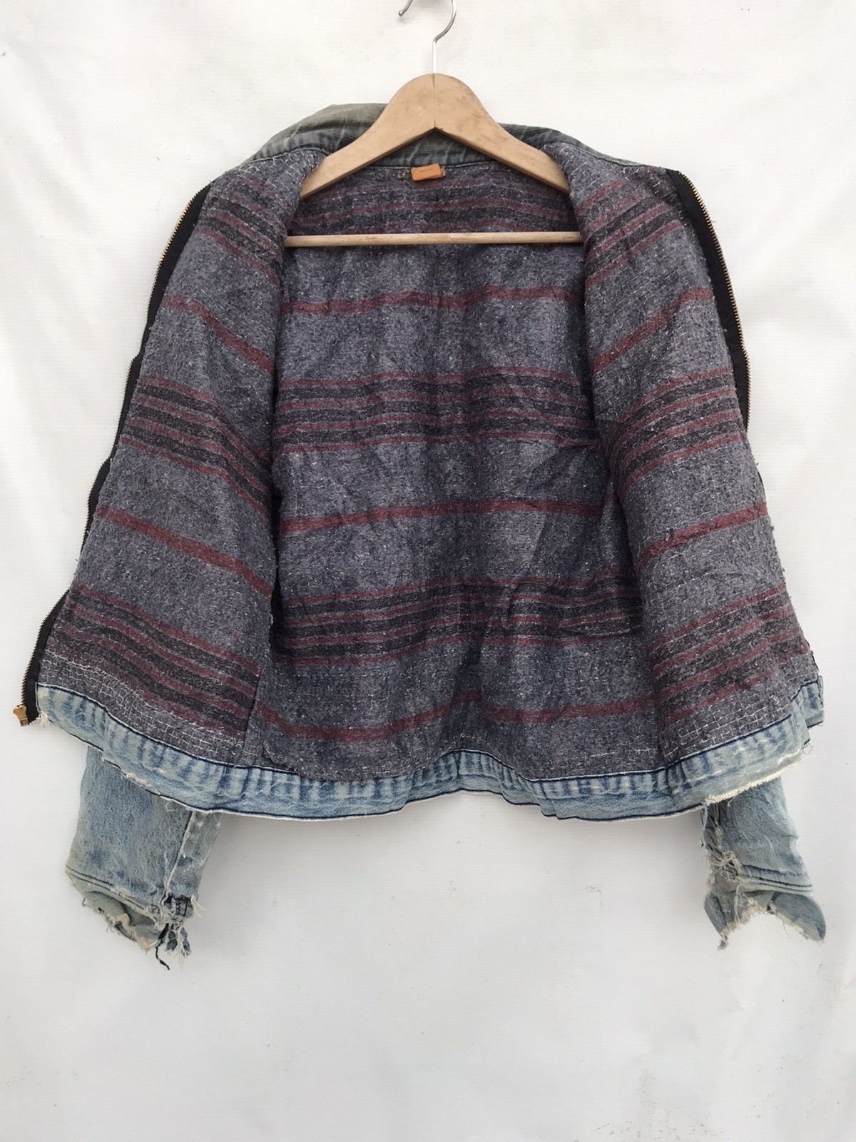 Vintage × Wrangler VINTAGE WRANGLER BIG BEN TALON ZIPPED MADE IN USA JACKET Size US L / EU 52-54 / 3 - 7 Thumbnail