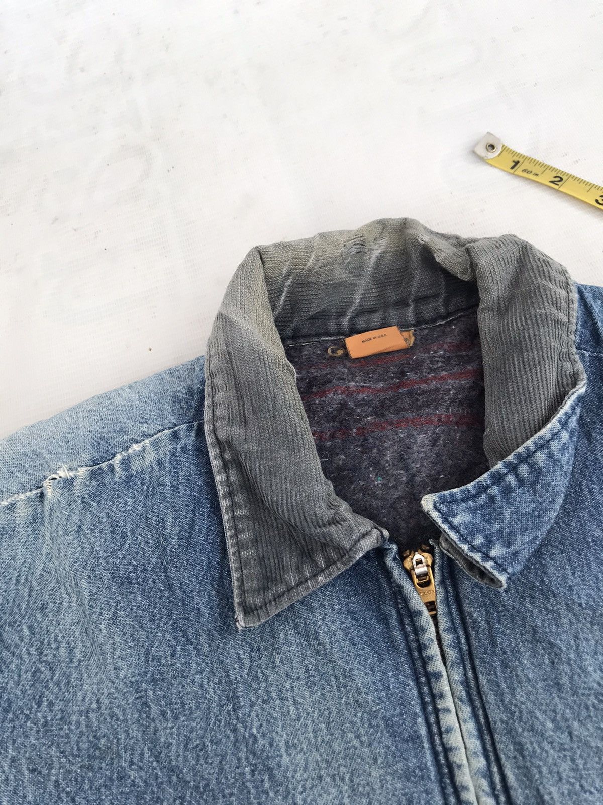 Vintage × Wrangler VINTAGE WRANGLER BIG BEN TALON ZIPPED MADE IN USA JACKET Size US L / EU 52-54 / 3 - 12 Thumbnail