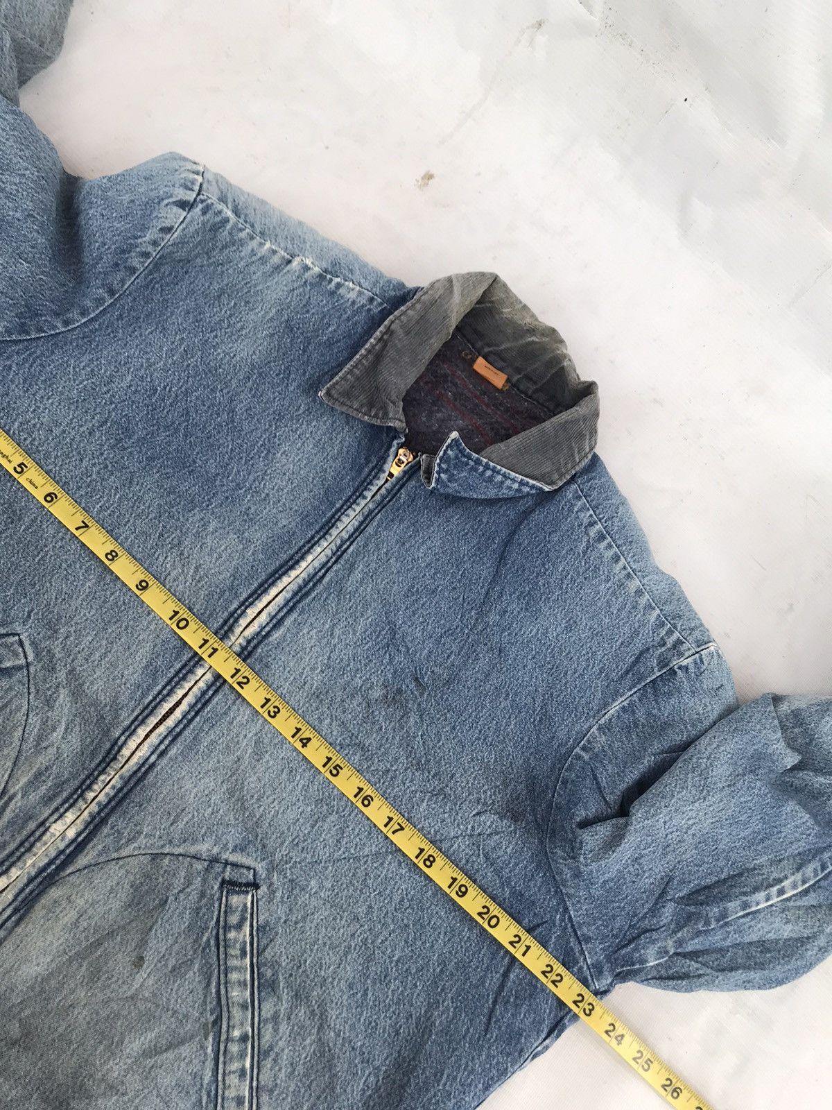 Vintage × Wrangler VINTAGE WRANGLER BIG BEN TALON ZIPPED MADE IN USA JACKET Size US L / EU 52-54 / 3 - 9 Thumbnail