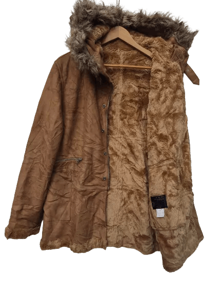 Beauty Beast All the Way Suede jacket parka fur B3 design Size US M / EU 48-50 / 2 - 3 Thumbnail