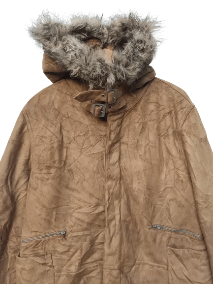 Beauty Beast All the Way Suede jacket parka fur B3 design Size US M / EU 48-50 / 2 - 8 Thumbnail