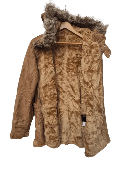 Beauty Beast All the Way Suede jacket parka fur B3 design Size US M / EU 48-50 / 2 - 1 Thumbnail
