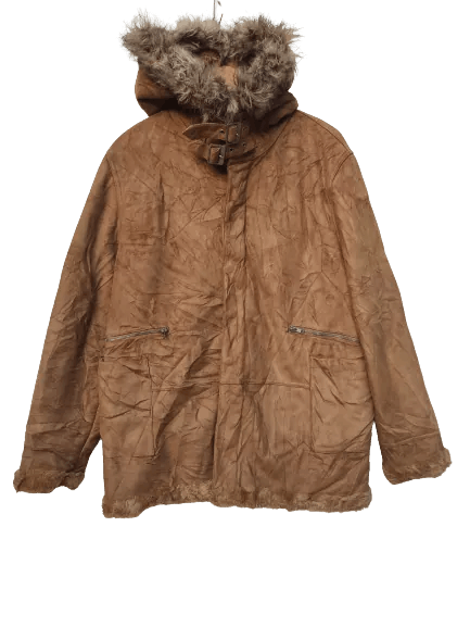 Beauty Beast All the Way Suede jacket parka fur B3 design Size US M / EU 48-50 / 2 - 2 Thumbnail