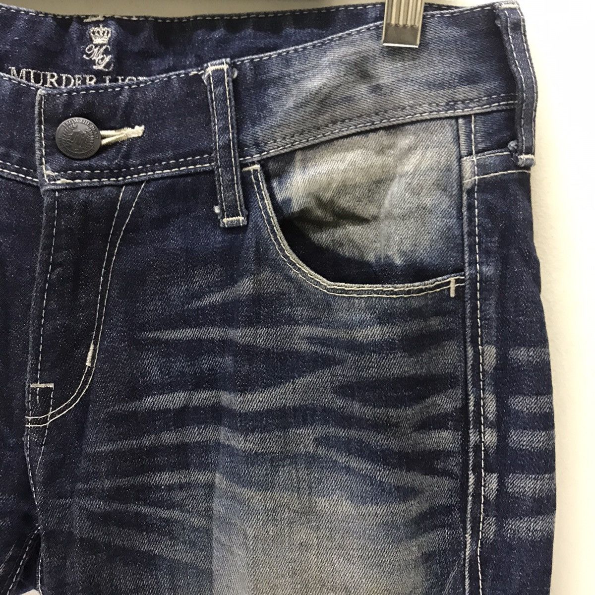 Murder License Murder License Honeycomb Denim Jeans Size US 32 / EU 48 - 6 Thumbnail