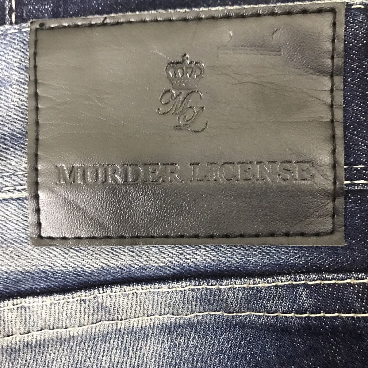 Murder License Murder License Honeycomb Denim Jeans Size US 32 / EU 48 - 18 Thumbnail