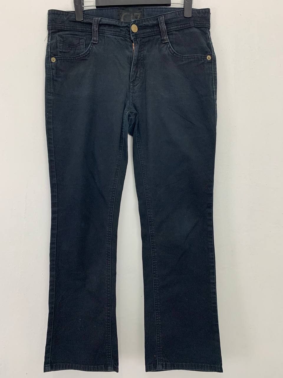 Japanese Brand Casual Pants Denim C17 (C SEVENTEEN) Streetwear Pants Black Size US 30 / EU 46 - 1 Thumbnail