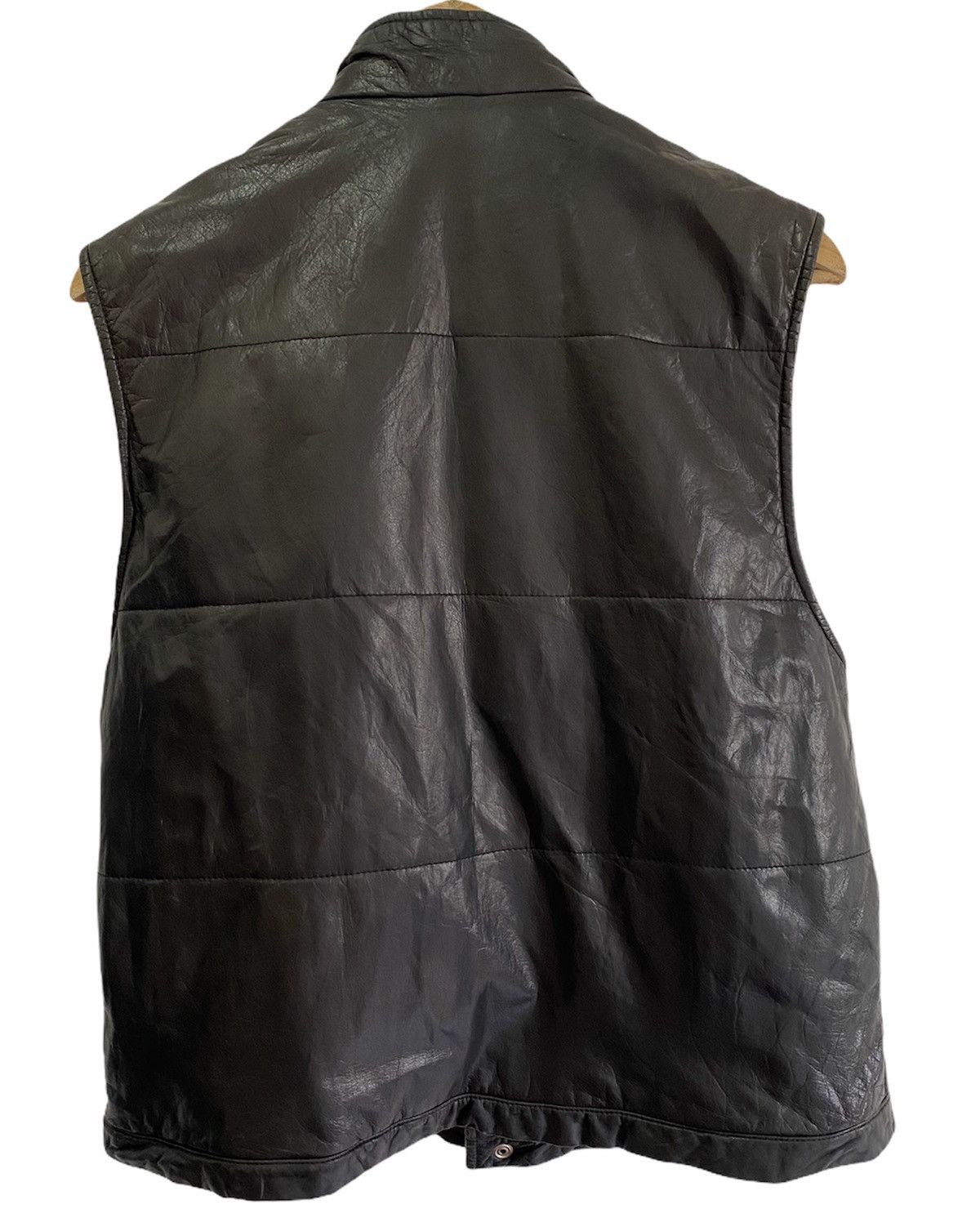 Leather Young Casey Crazy Zipper Vest Leather Jacket Size US S / EU 44-46 / 1 - 4 Thumbnail