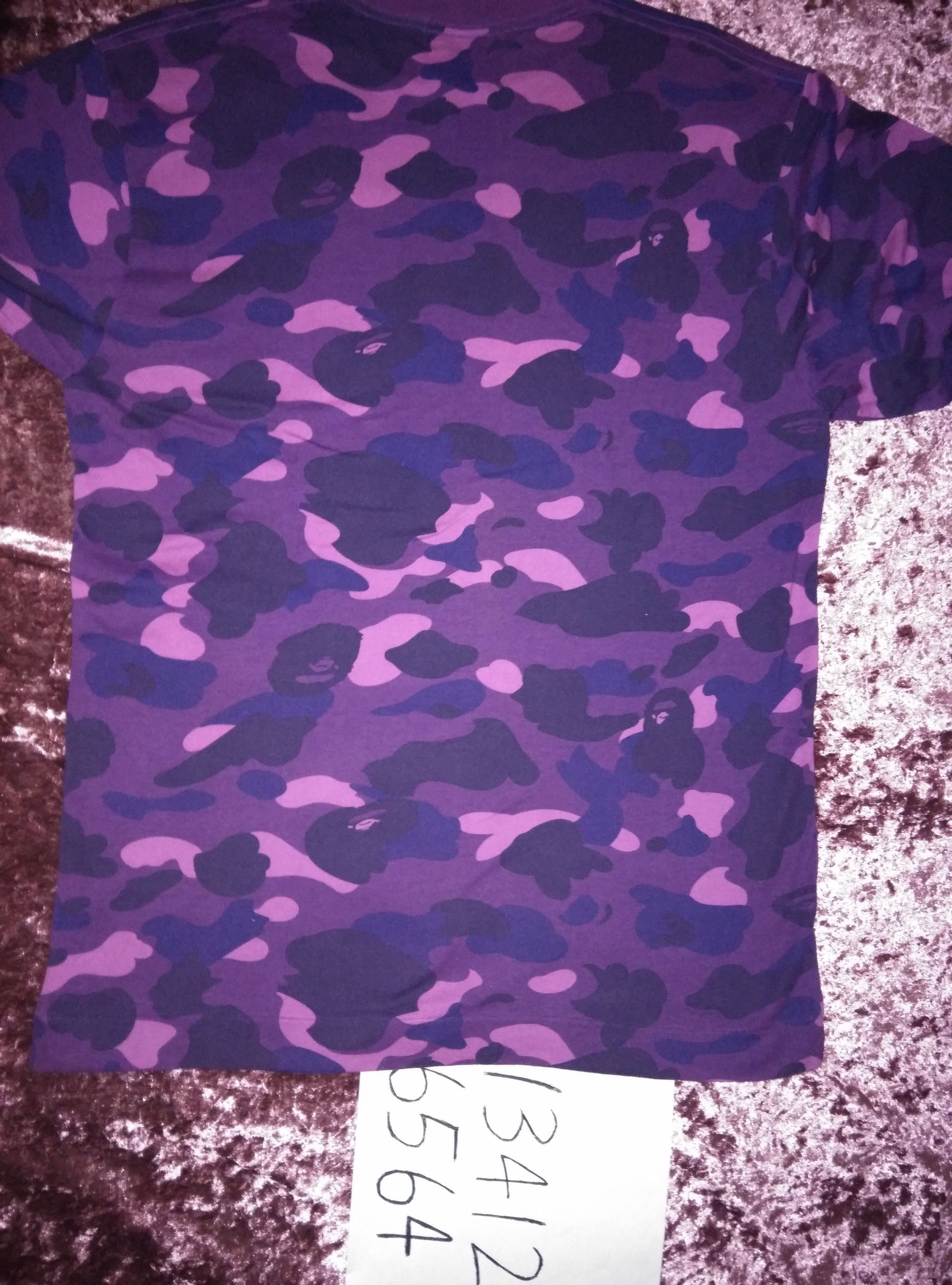 Bape BAPE purple camo long sleeve T shirt Grailed