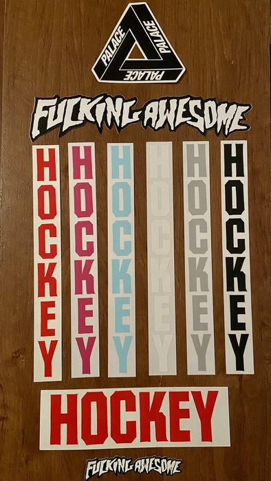 Palace 10 FA Fucking Awesome Hockey Palace Sticker Lot | Grailed