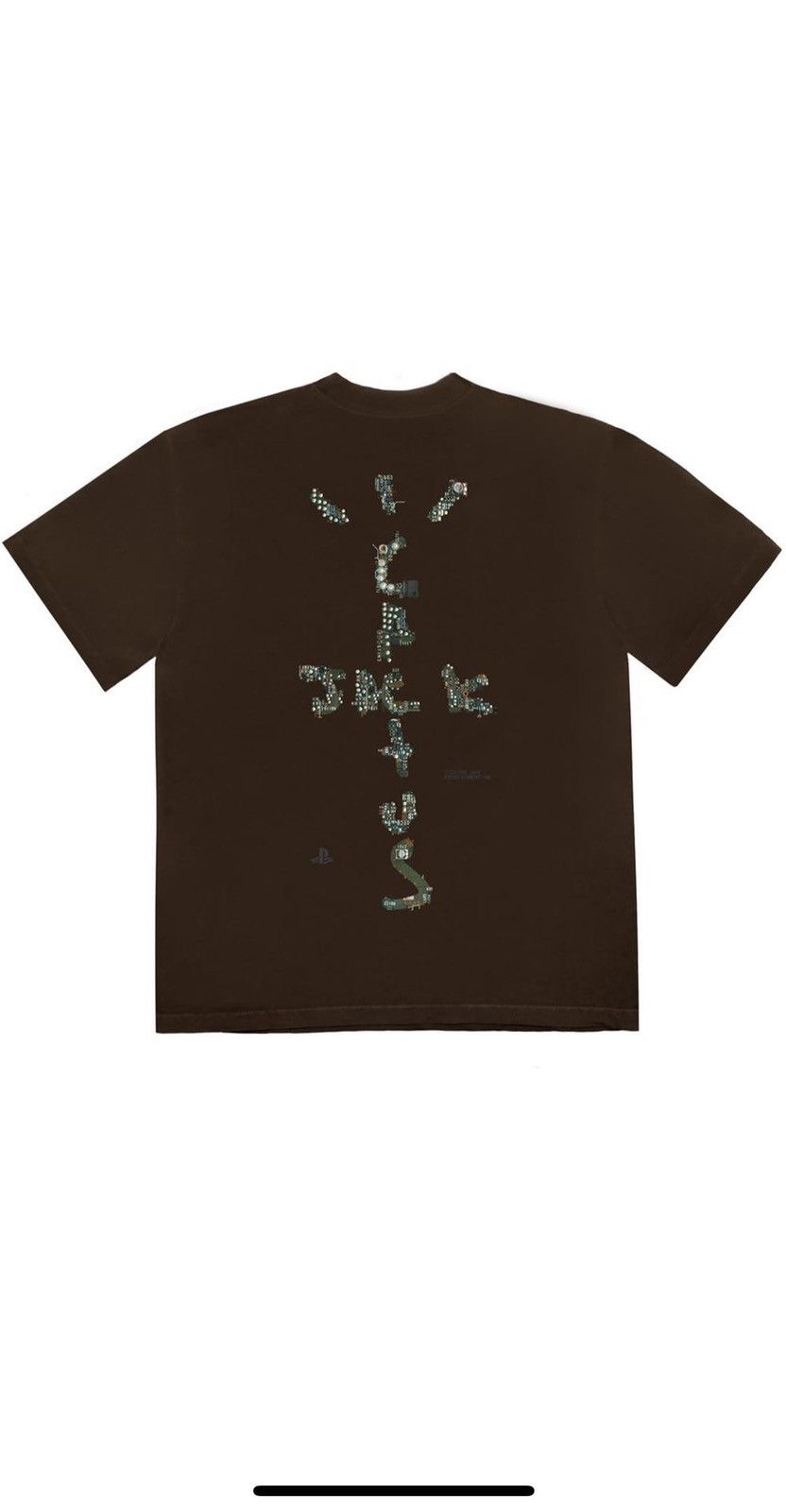 Travis Scott Travis Scott PlayStation T shirt Brown Size L Size US L / EU 52-54 / 3 - 2 Thumbnail