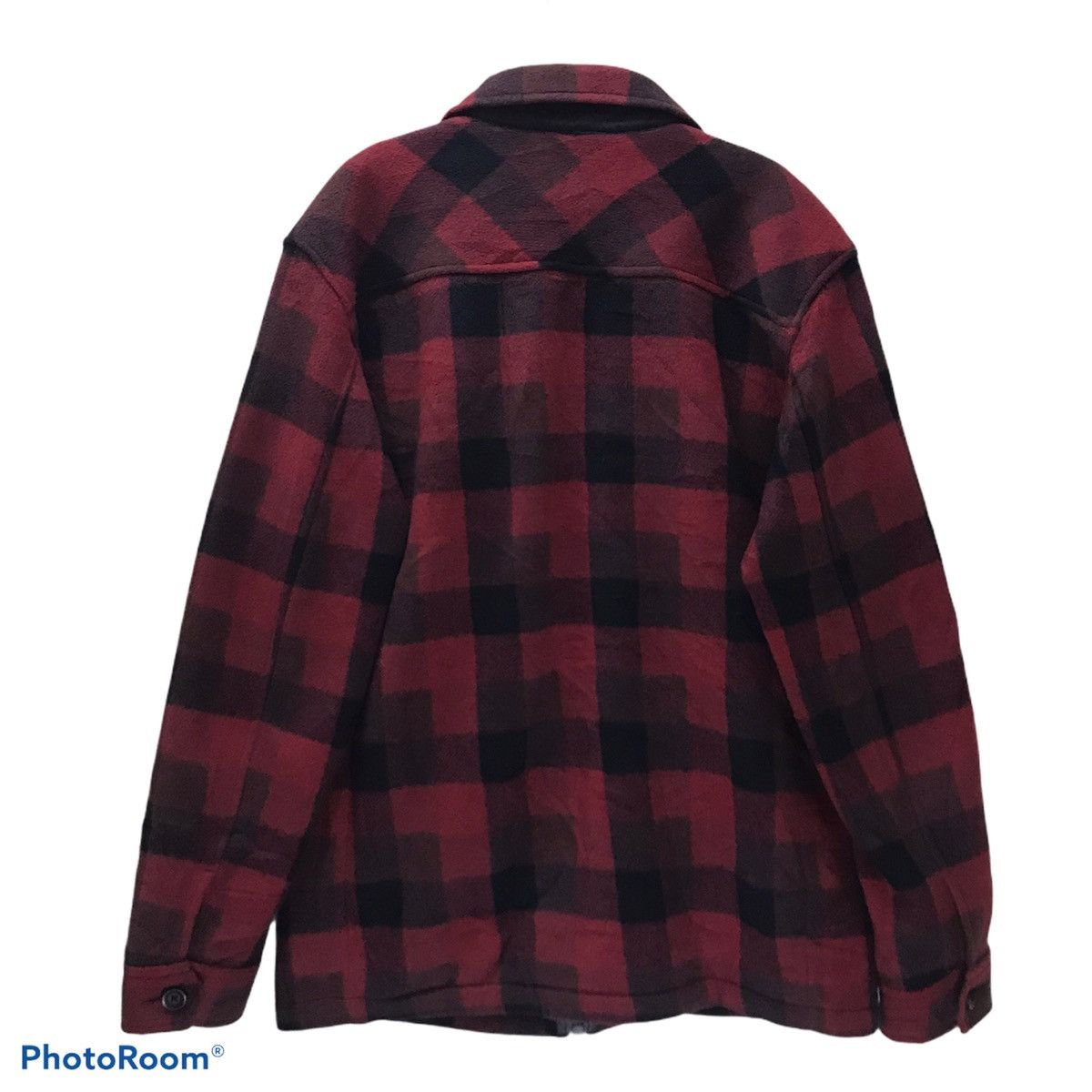 Japanese Brand Boa Fleece Flannel Jacket Zip up Size US XL / EU 56 / 4 - 4 Thumbnail