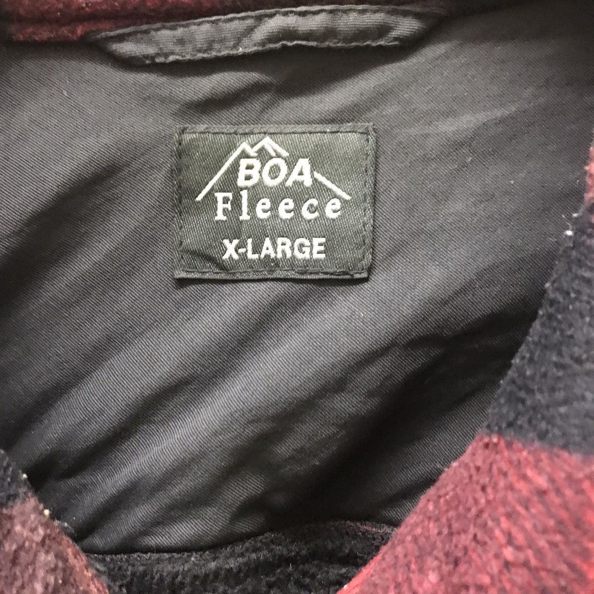 Japanese Brand Boa Fleece Flannel Jacket Zip up Size US XL / EU 56 / 4 - 5 Thumbnail