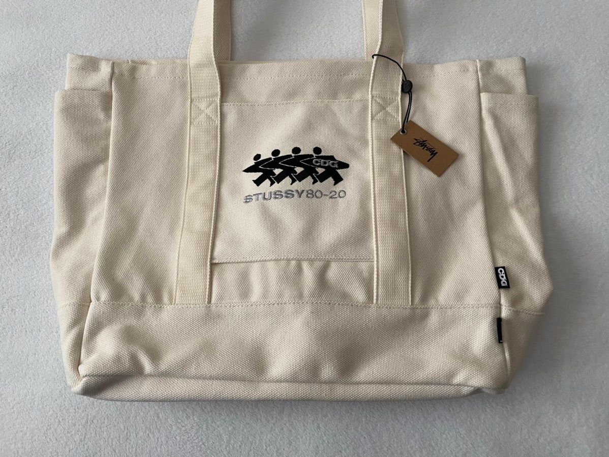 Stussy Stussy x CDG Canvas Tote | Grailed