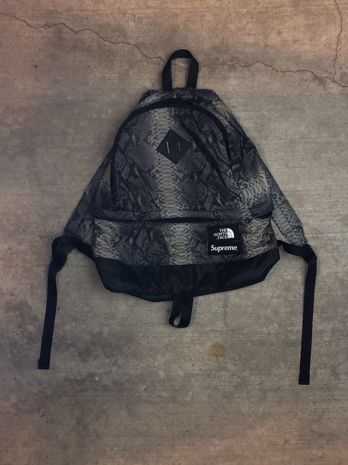 Supreme Supreme x The North Face Snakeskin Day Pack Backpack Grailed