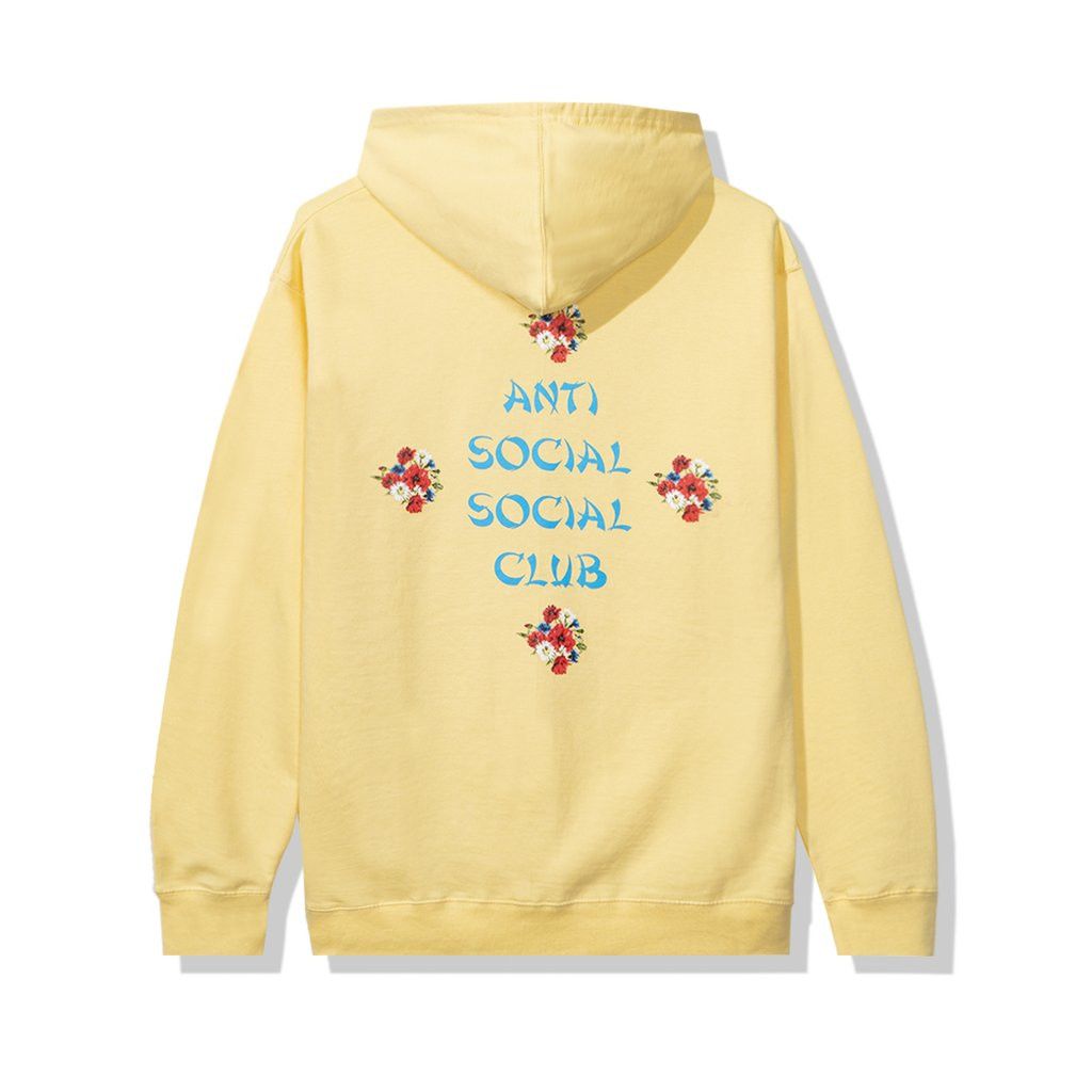 Yellow cdg fashion hoodie