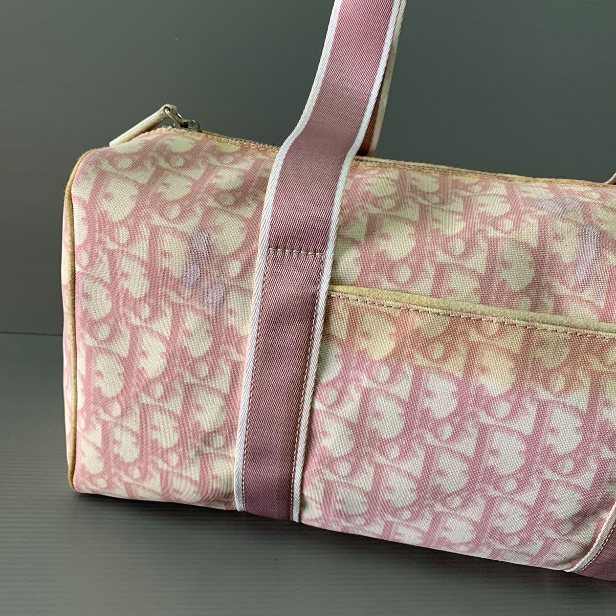 Christian Dior Monsieur Christian Dior Monogram Duffle Handbag Size ONE SIZE - 4 Thumbnail