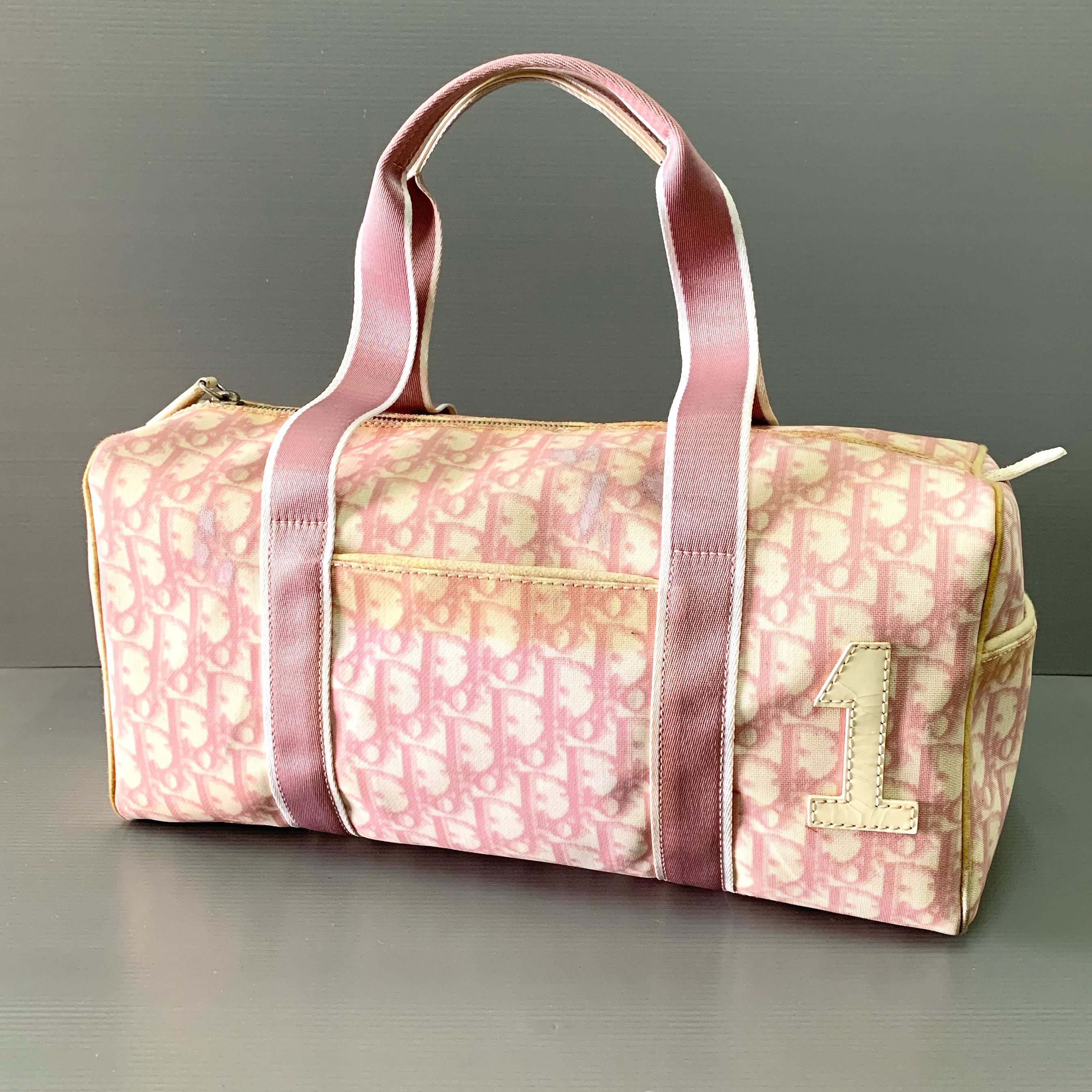 Christian Dior Monsieur Christian Dior Monogram Duffle Handbag Size ONE SIZE - 2 Thumbnail