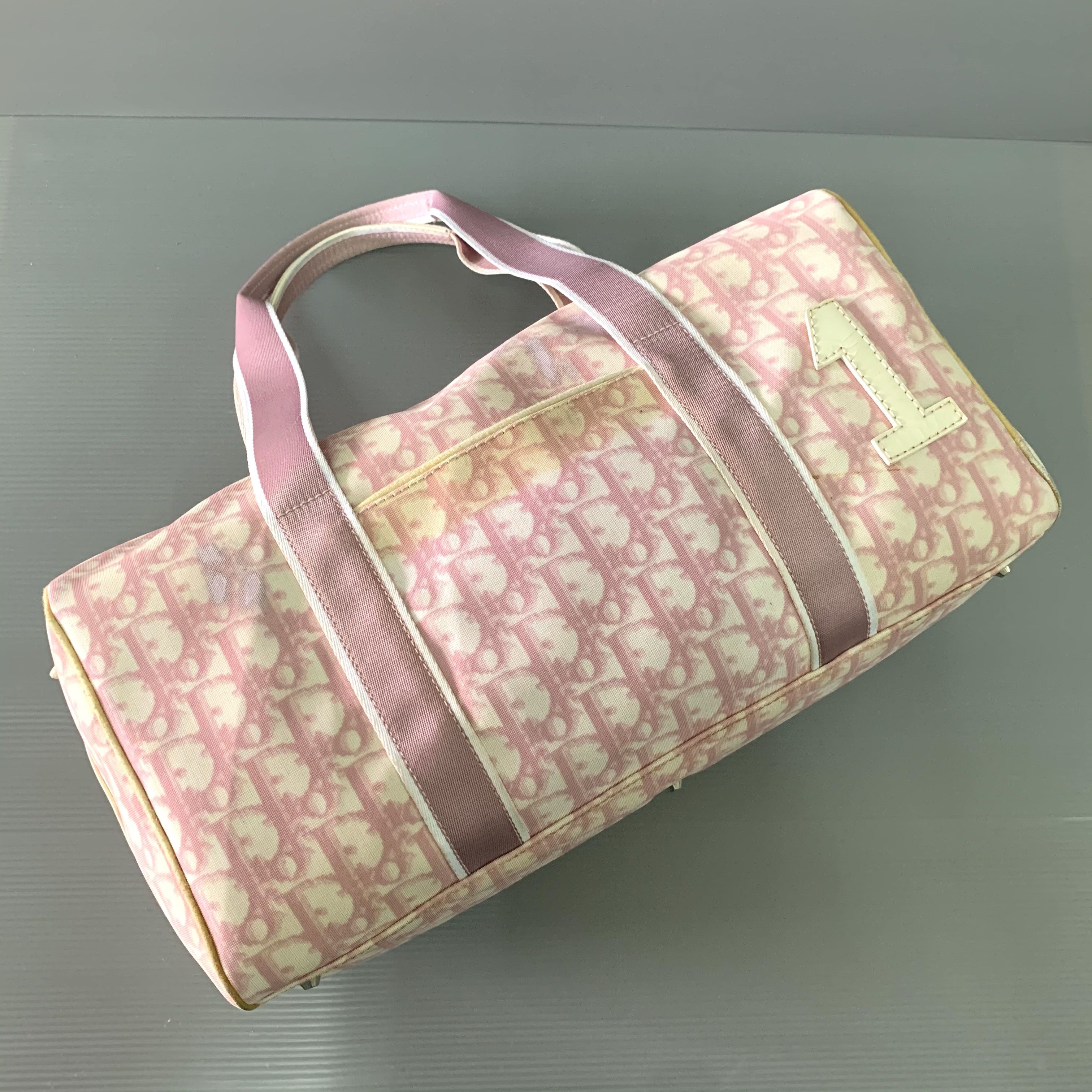 Christian Dior Monsieur Christian Dior Monogram Duffle Handbag Size ONE SIZE - 3 Thumbnail