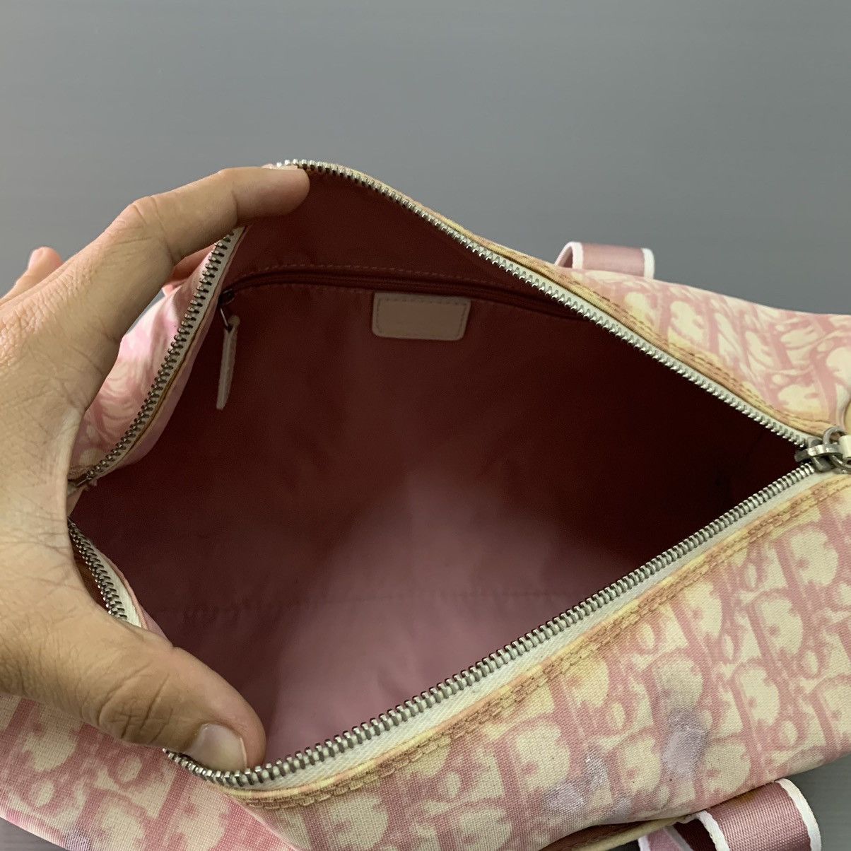Christian Dior Monsieur Christian Dior Monogram Duffle Handbag Size ONE SIZE - 14 Thumbnail