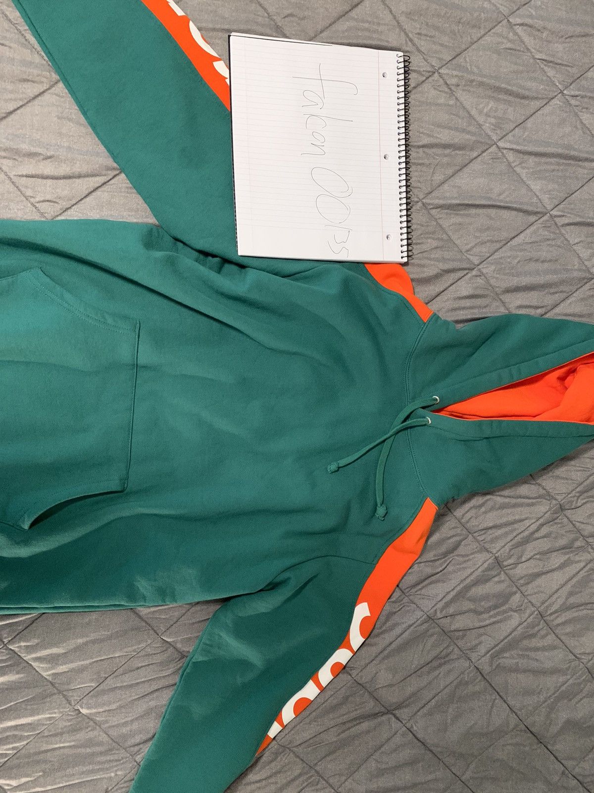 Supreme sideline hoodie green clearance