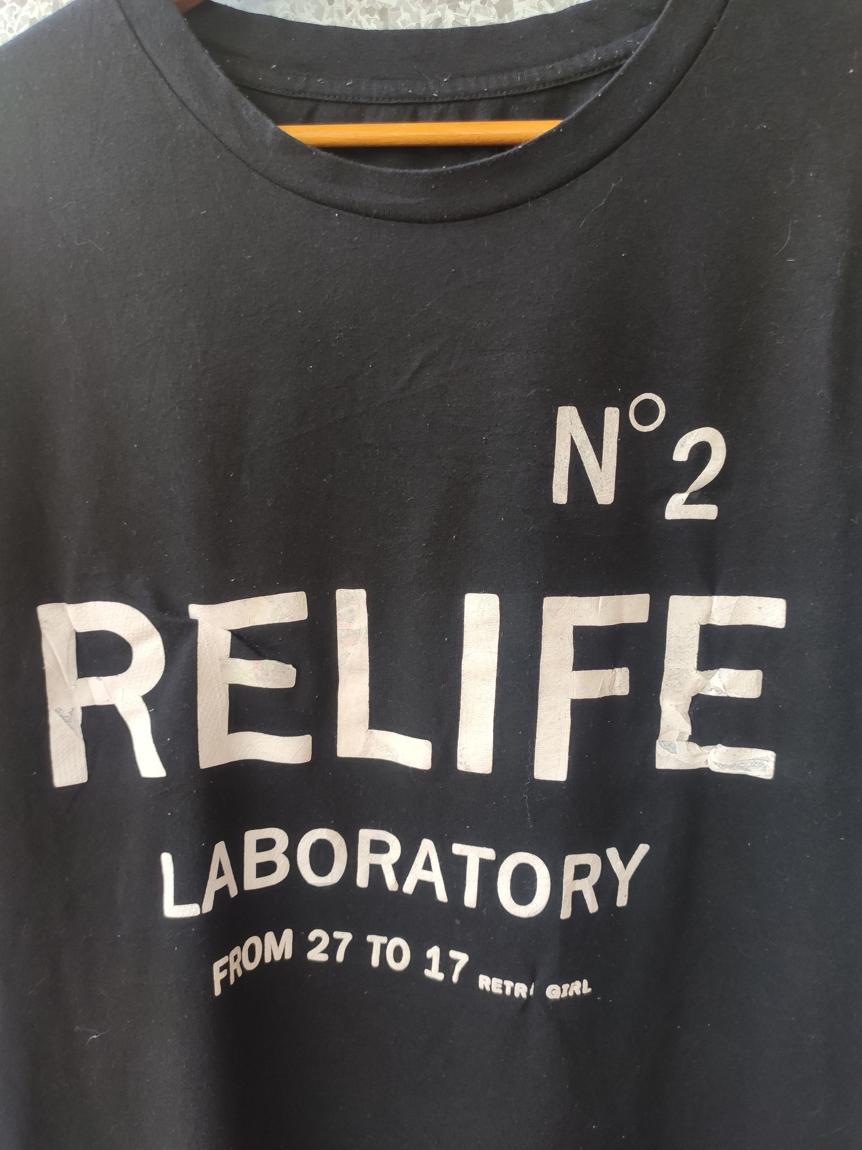 Japanese Brand 🔥 Relife Laboratory t shirt Size US M / EU 48-50 / 2 - 7 Thumbnail