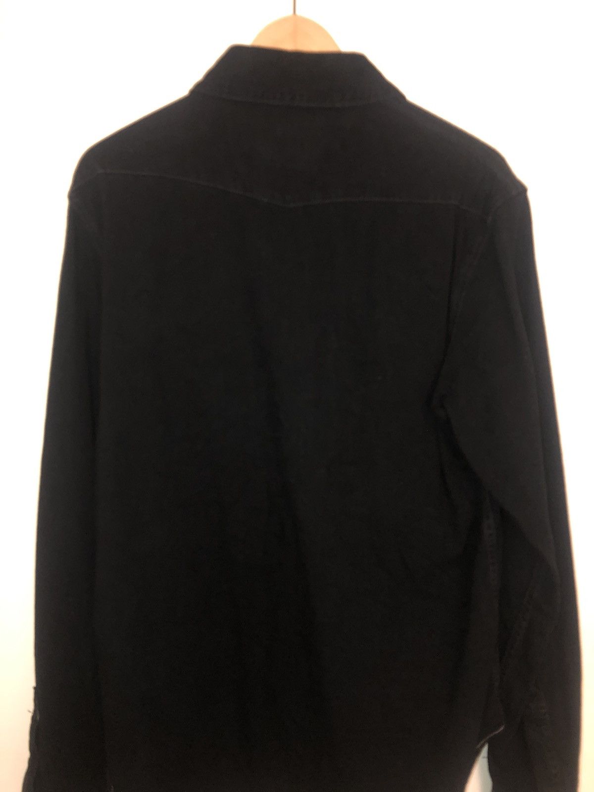 Acne Studios Acne Studios Black Overdyed Western Shirt Size US M / EU 48-50 / 2 - 3 Thumbnail