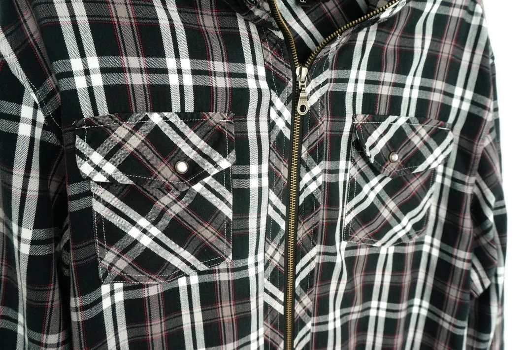 Japanese Brand VILLAND Full Zipper Hoodie Tartan T-Shirt Size US M / EU 48-50 / 2 - 6 Thumbnail