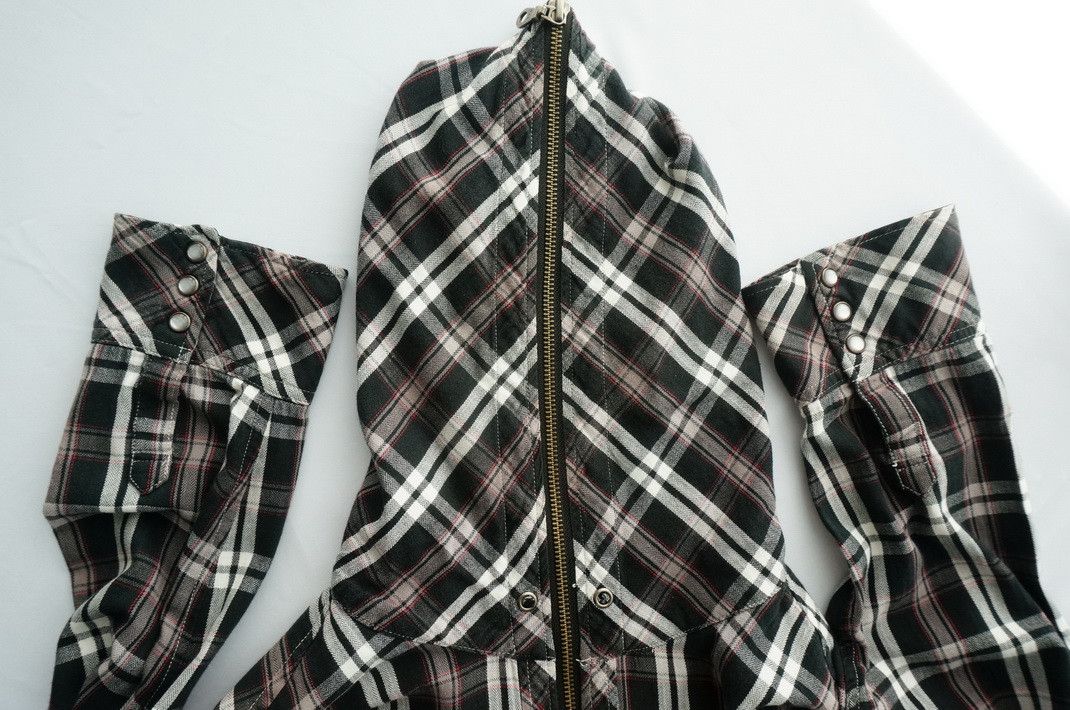Japanese Brand VILLAND Full Zipper Hoodie Tartan T-Shirt Size US M / EU 48-50 / 2 - 13 Thumbnail