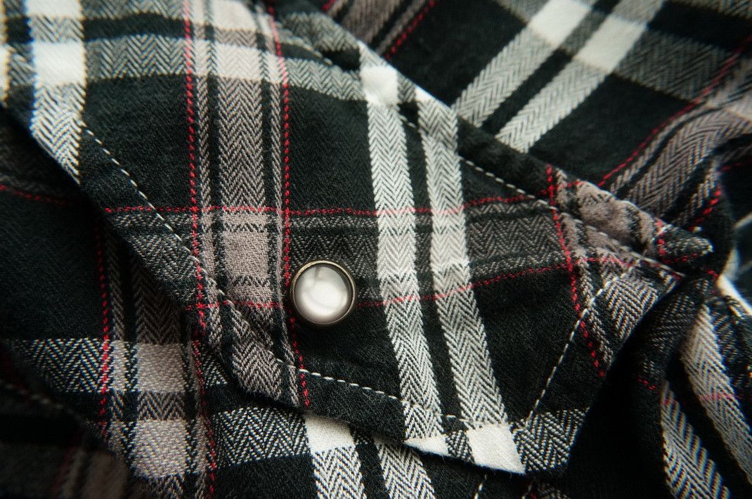 Japanese Brand VILLAND Full Zipper Hoodie Tartan T-Shirt Size US M / EU 48-50 / 2 - 3 Thumbnail