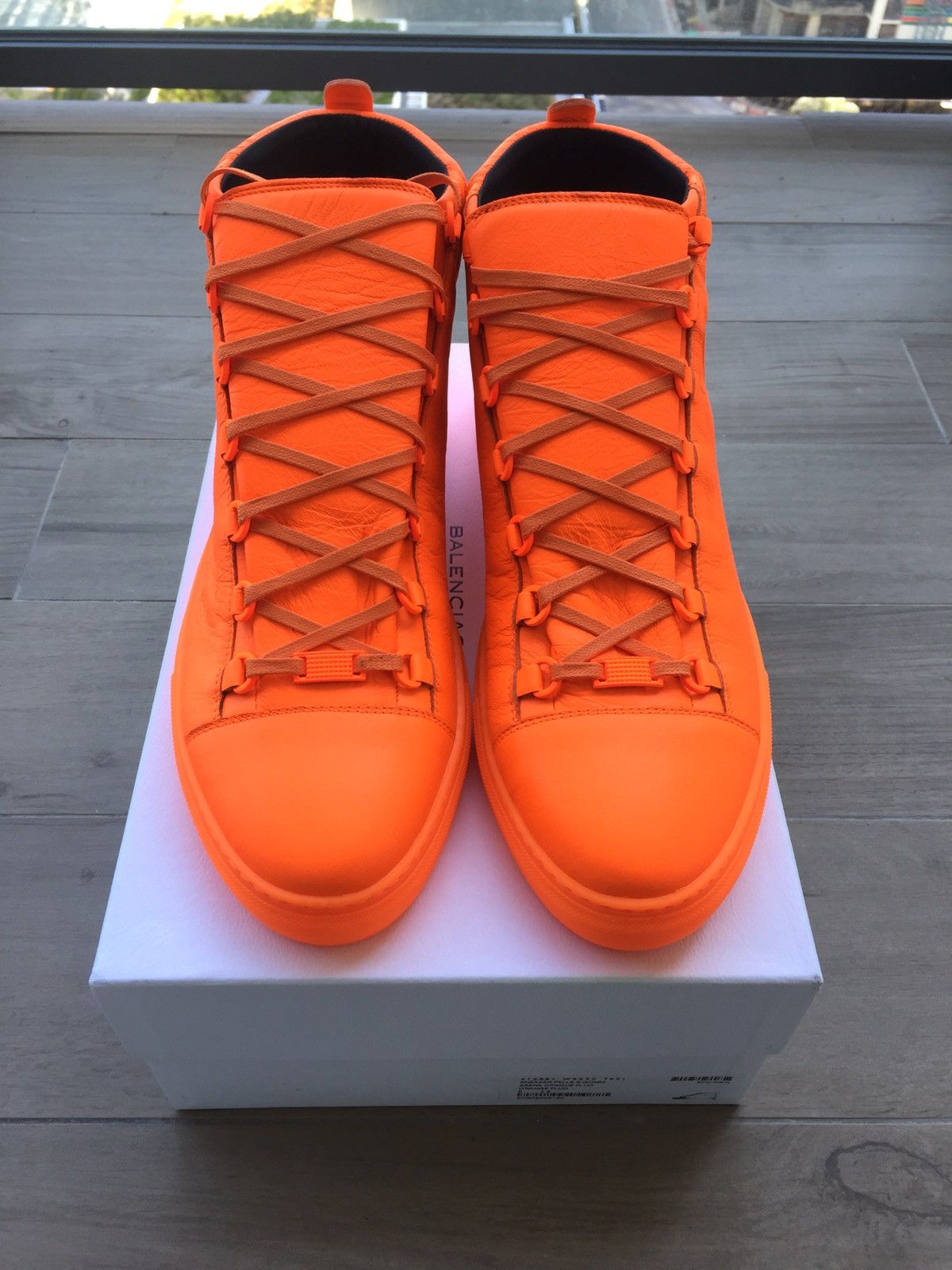 balenciaga arena orange