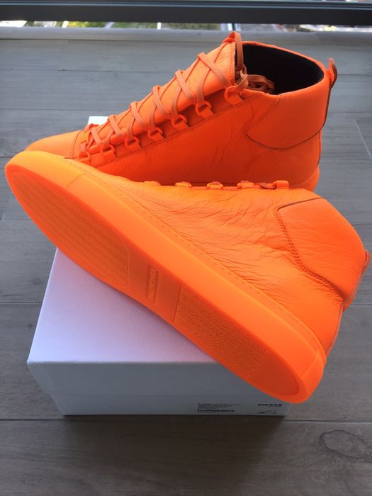 balenciaga arena womens orange