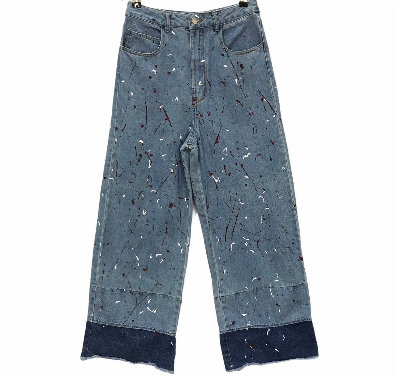 🔥 Vintage Art Design Paints Buggy Denim Jeans