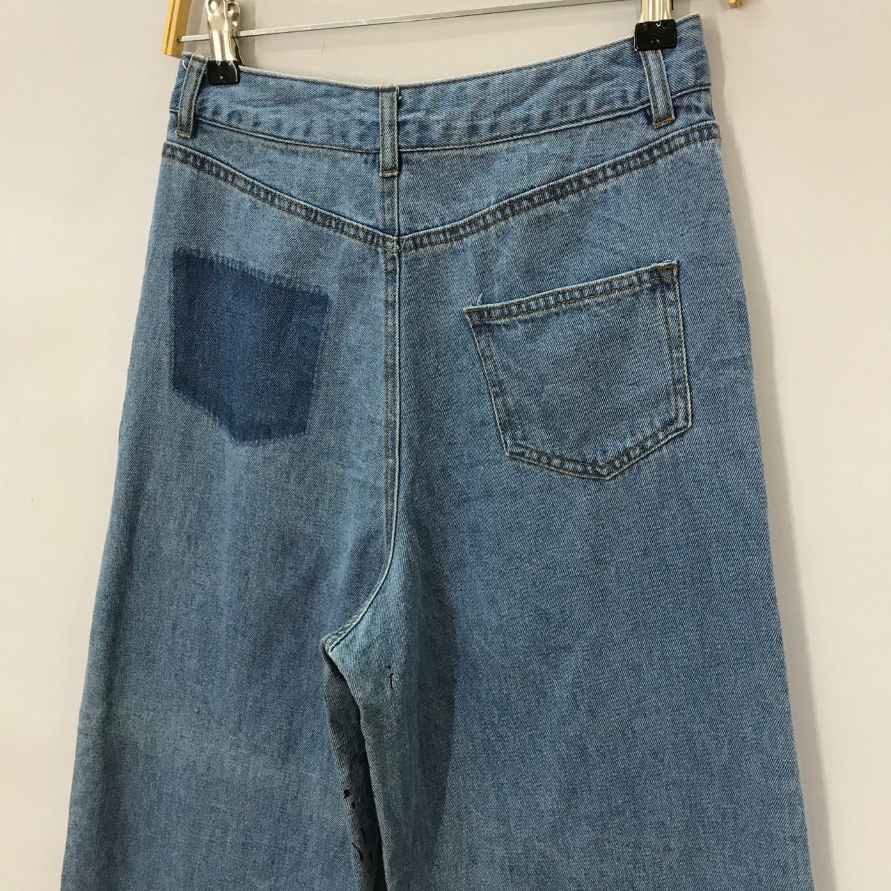 Designer 🔥 Vintage Art Design Paints Buggy Denim Jeans Size 25" / US 0 / IT 36 - 6 Thumbnail