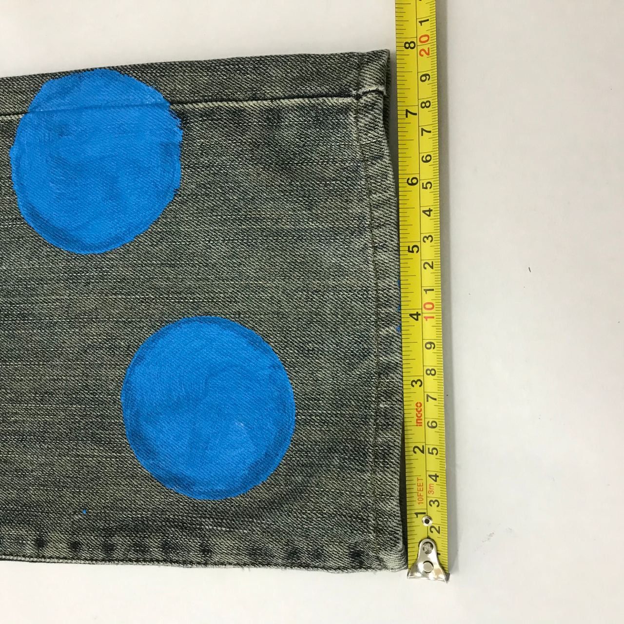 Edwin 🔥Vintage Edwin Art design Paints Denim Jeans Made in Japan Size US 31 - 12 Thumbnail