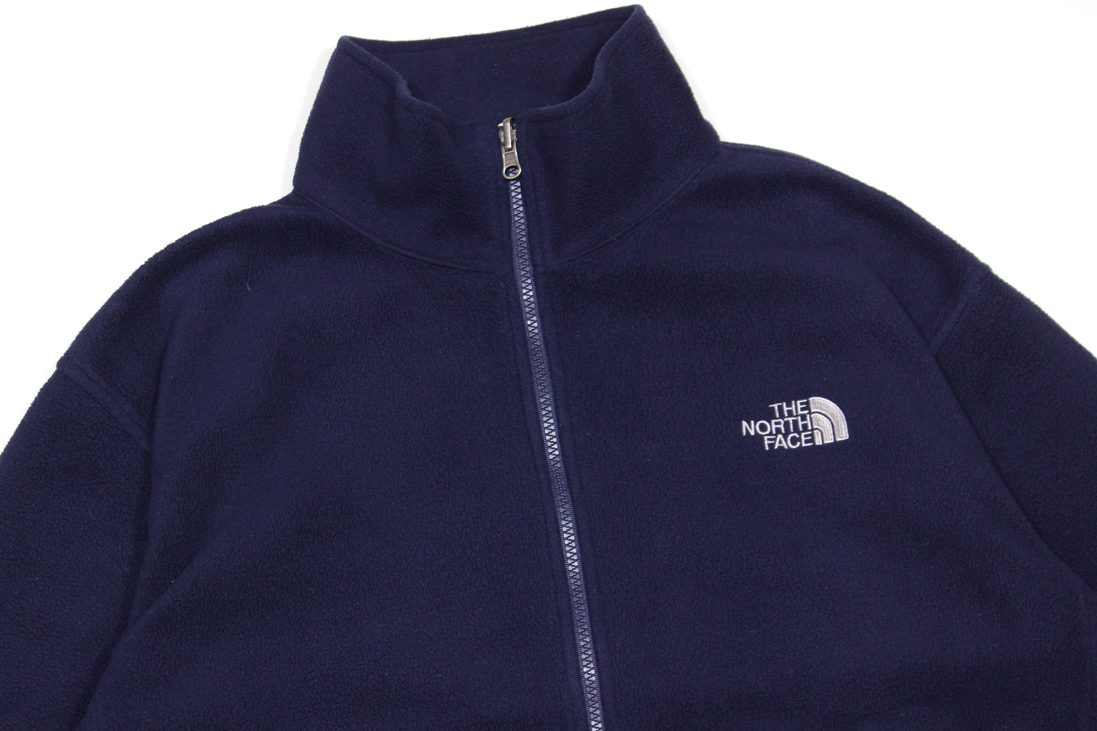 The North Face 90S Logo Fleece Jacket Vintage Size US L / EU 52-54 / 3 - 3 Thumbnail