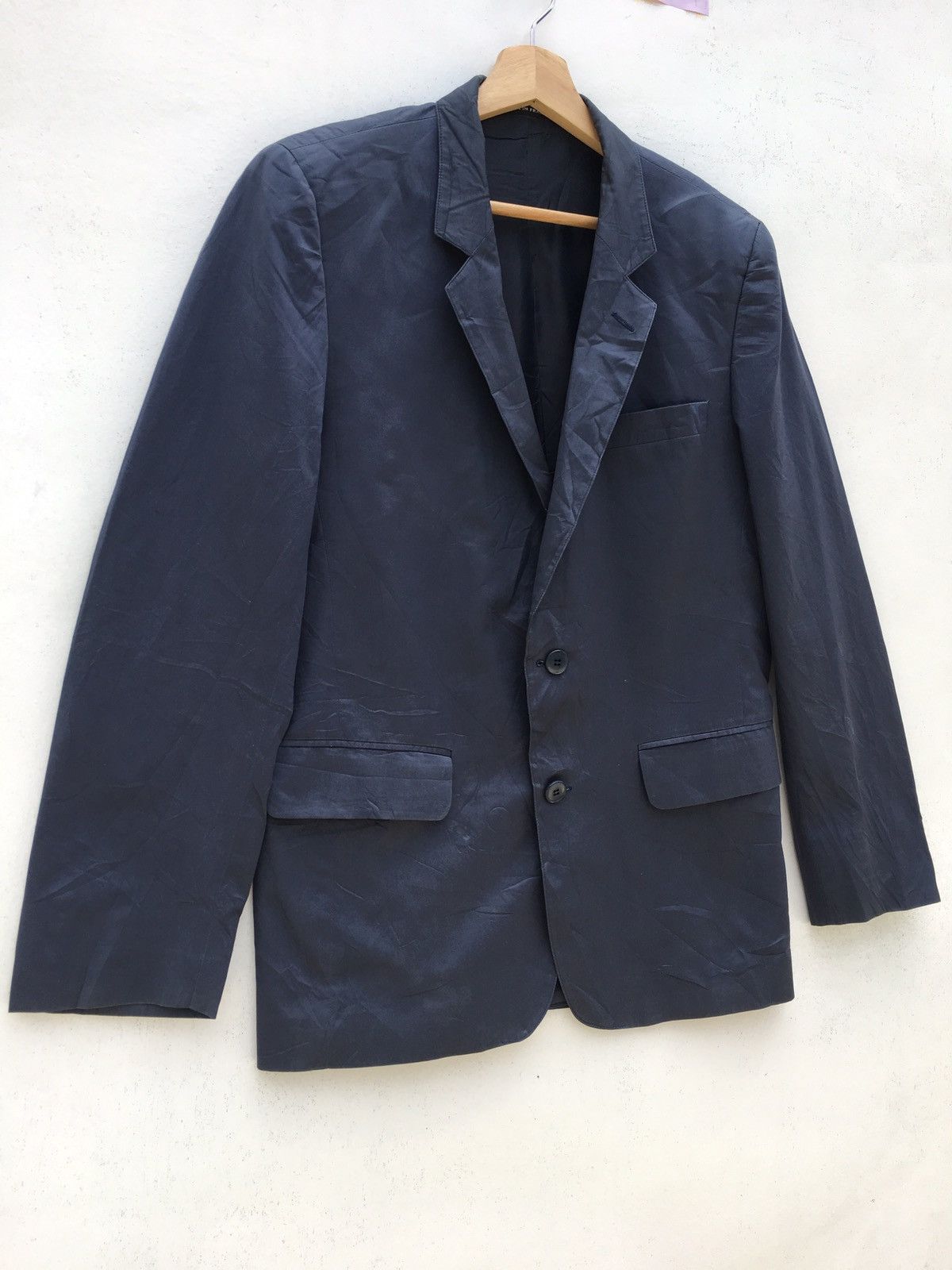 agnes b. Vintage Agnes b. Blazer Coat Made in France Size 48S - 2 Thumbnail