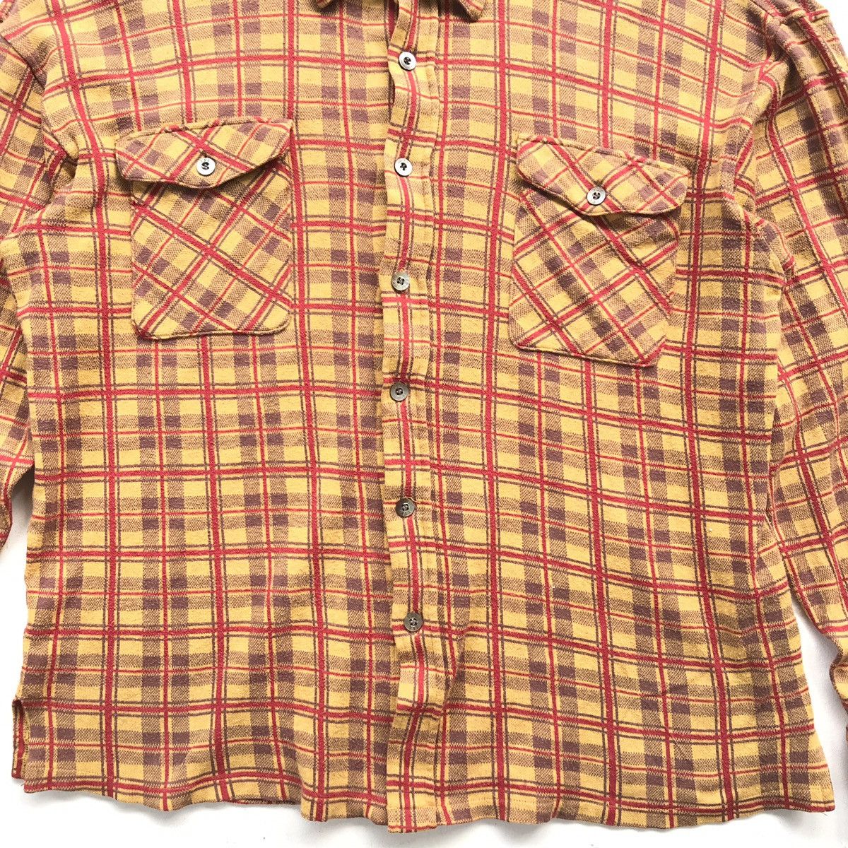 YSL Yves Saint Laurent Checkered Flannel shirt(G-09)