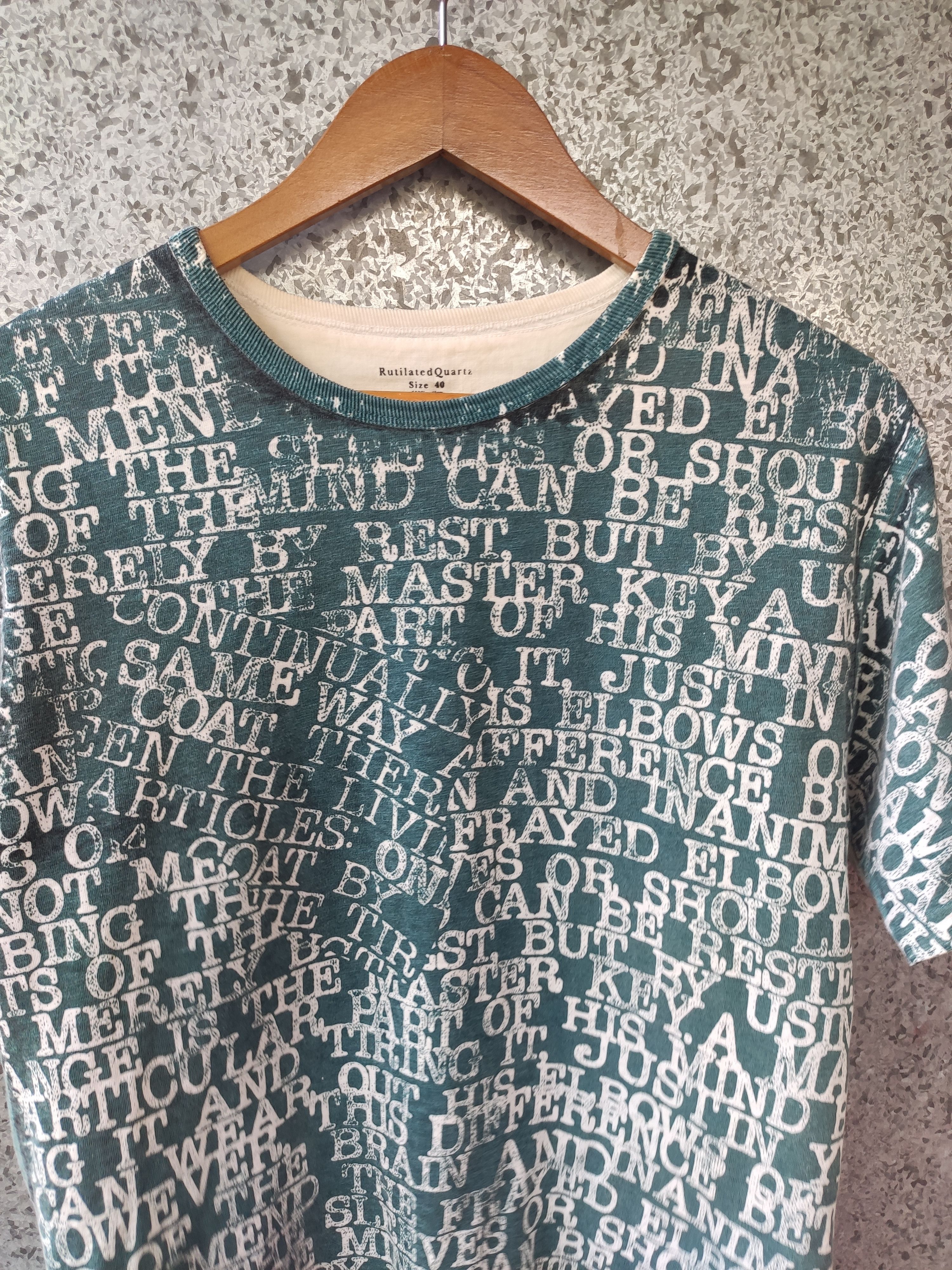 Vintage Rutilated quartz t shirt full print Size US M / EU 48-50 / 2 - 2 Thumbnail