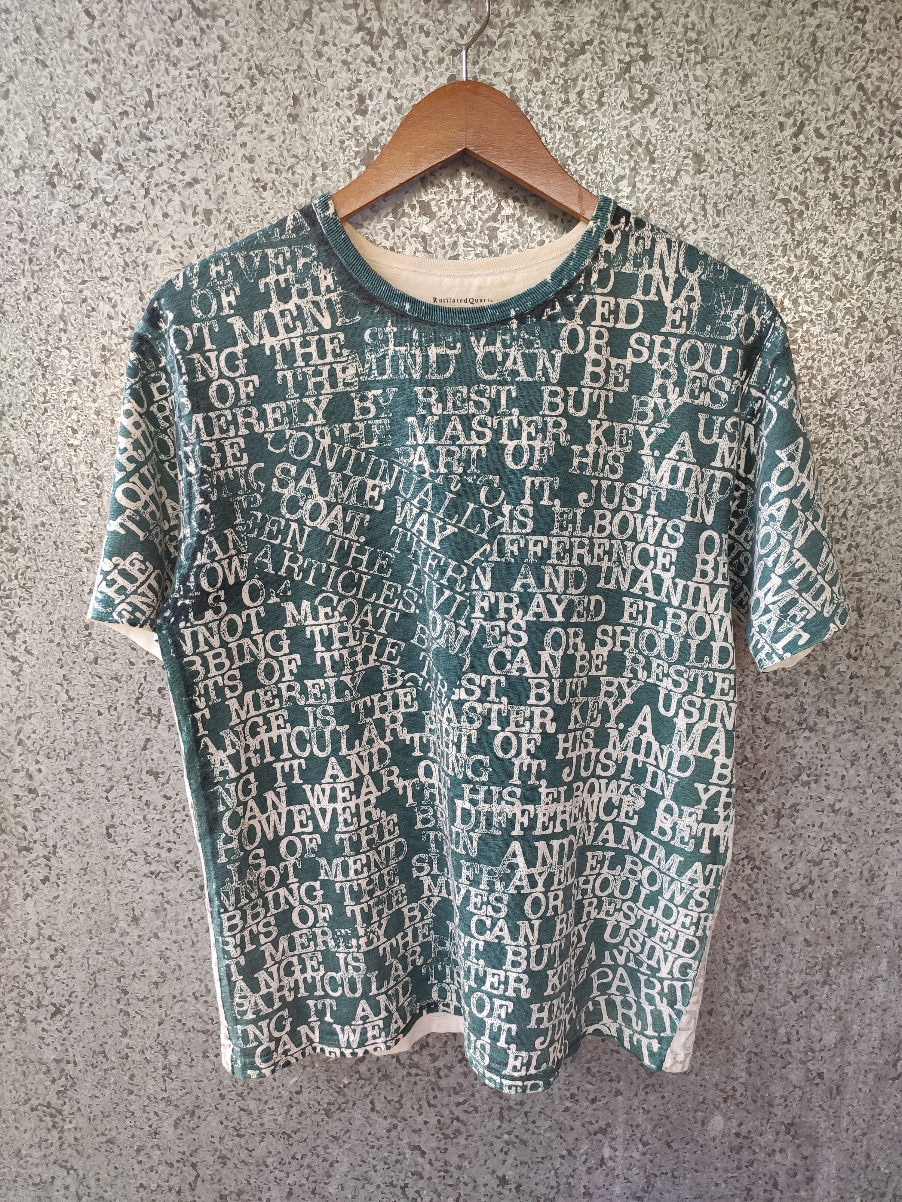 Vintage Rutilated quartz t shirt full print Size US M / EU 48-50 / 2 - 6 Thumbnail