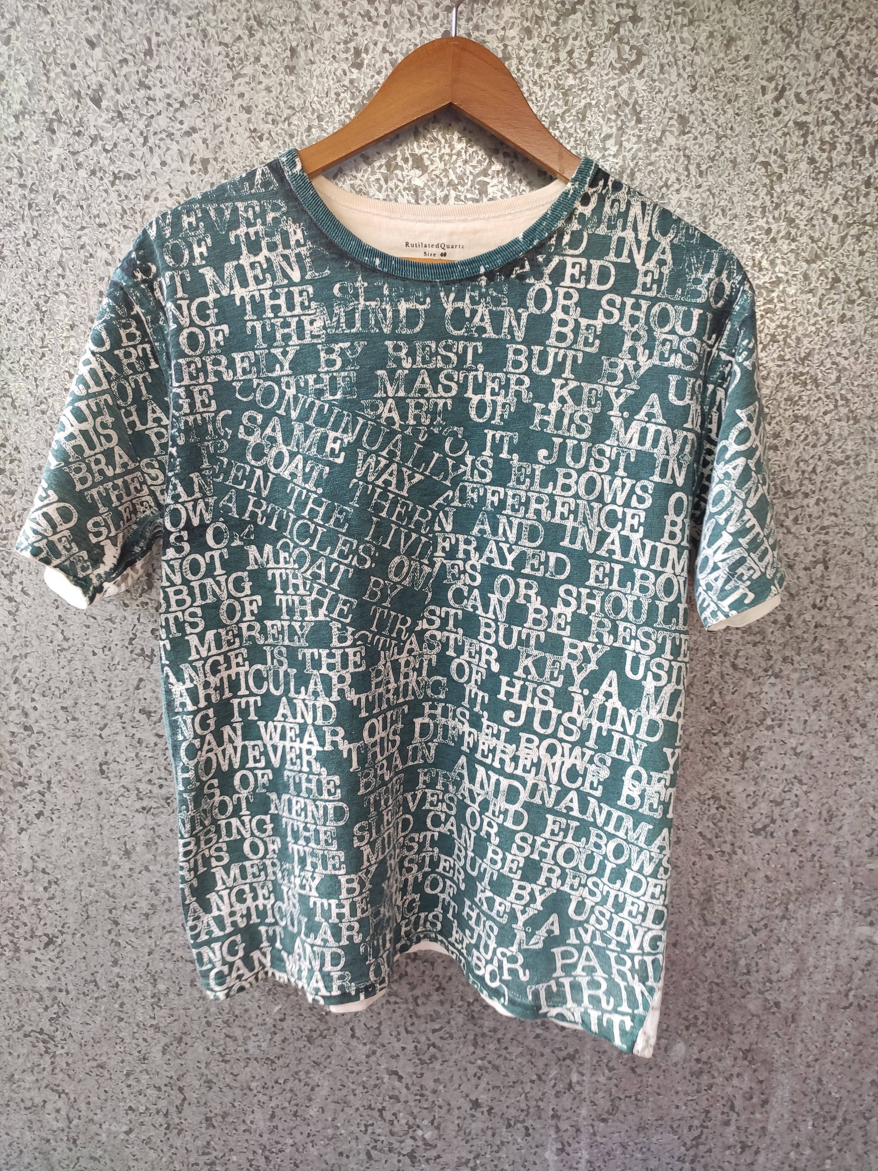 Vintage Rutilated quartz t shirt full print Size US M / EU 48-50 / 2 - 1 Thumbnail