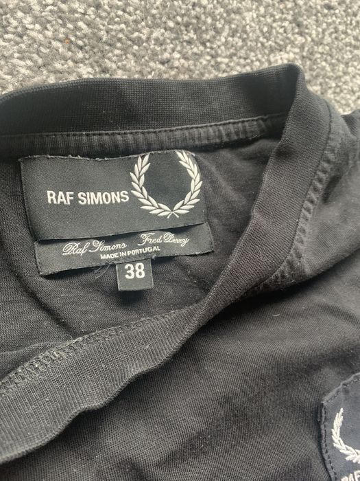 Raf Simons Fred Perry x Raf Simons Tape Detail T Shirt | Grailed