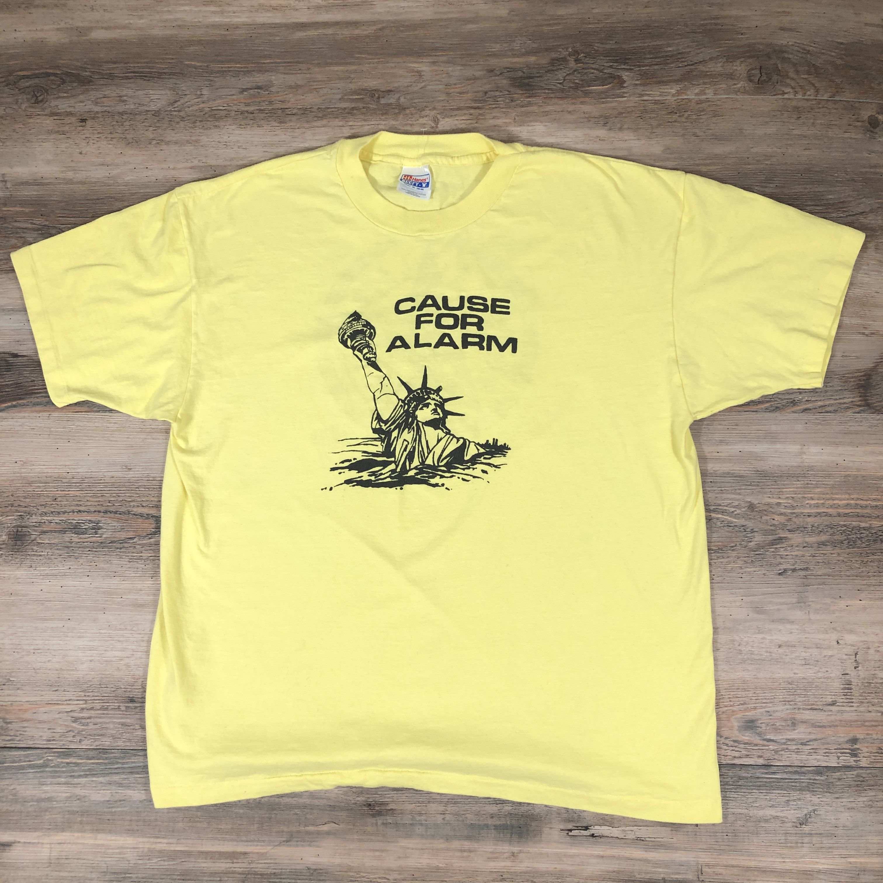 Vintage Vintage CAUSE FOR ALARM New York Hardcore Punk Band Tee Grailed