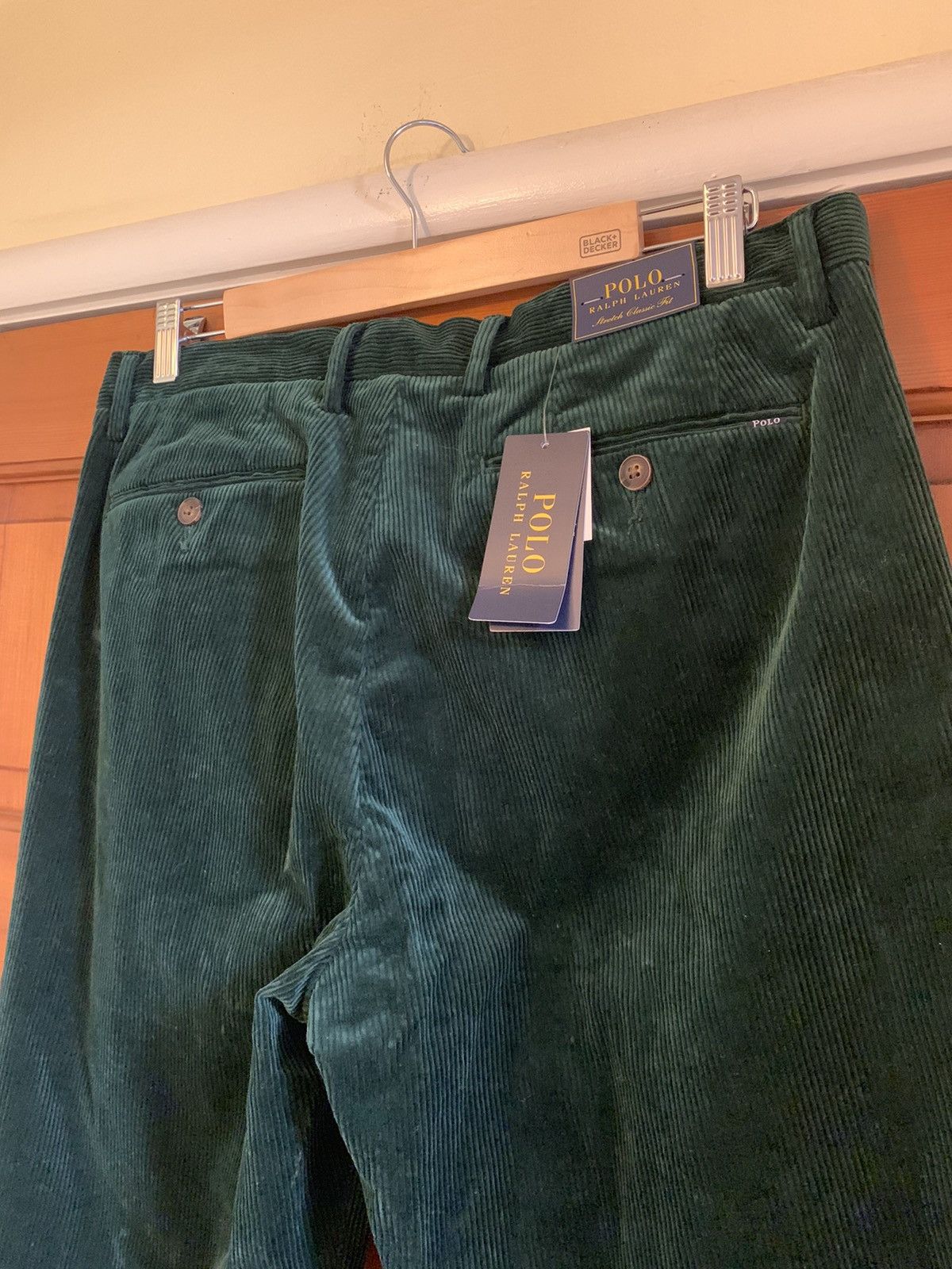Designer × Polo Ralph Lauren × Ralph Lauren *RARE* New Polo Ralph Lauren Velvet Corduroy Pants - Size 32 Size US 32 / EU 48 - 3 Thumbnail