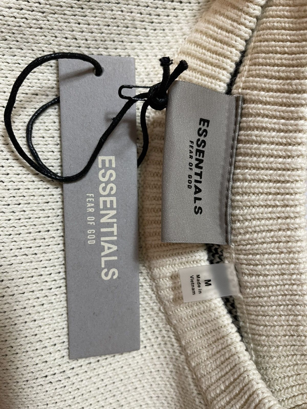 Fear of God Pacsun Fear Of God Essential Knit Sweater Buttercream Grailed