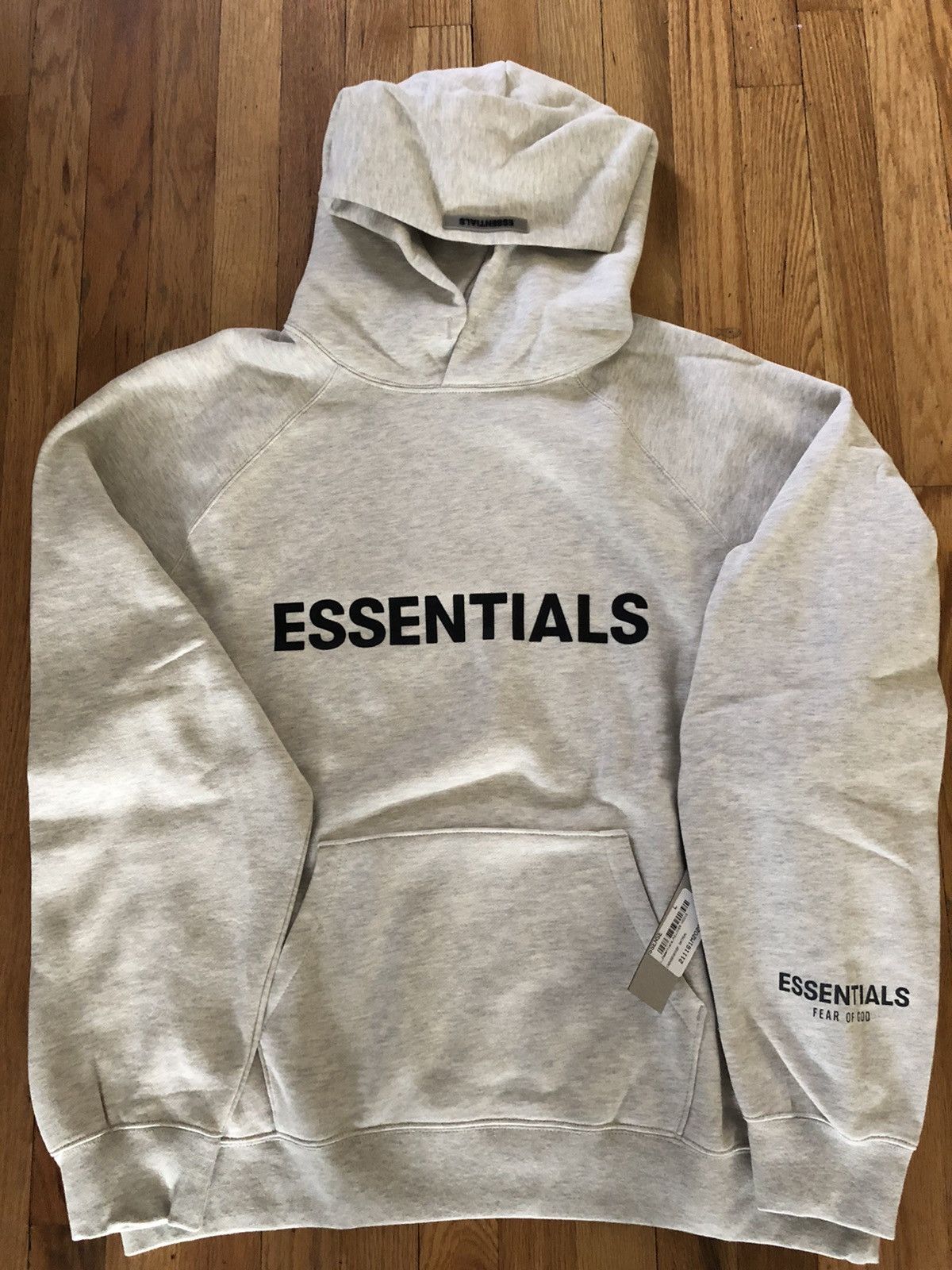 Pacsun Fog PacSun essentials light heather Oatmeal hoodie Gray L