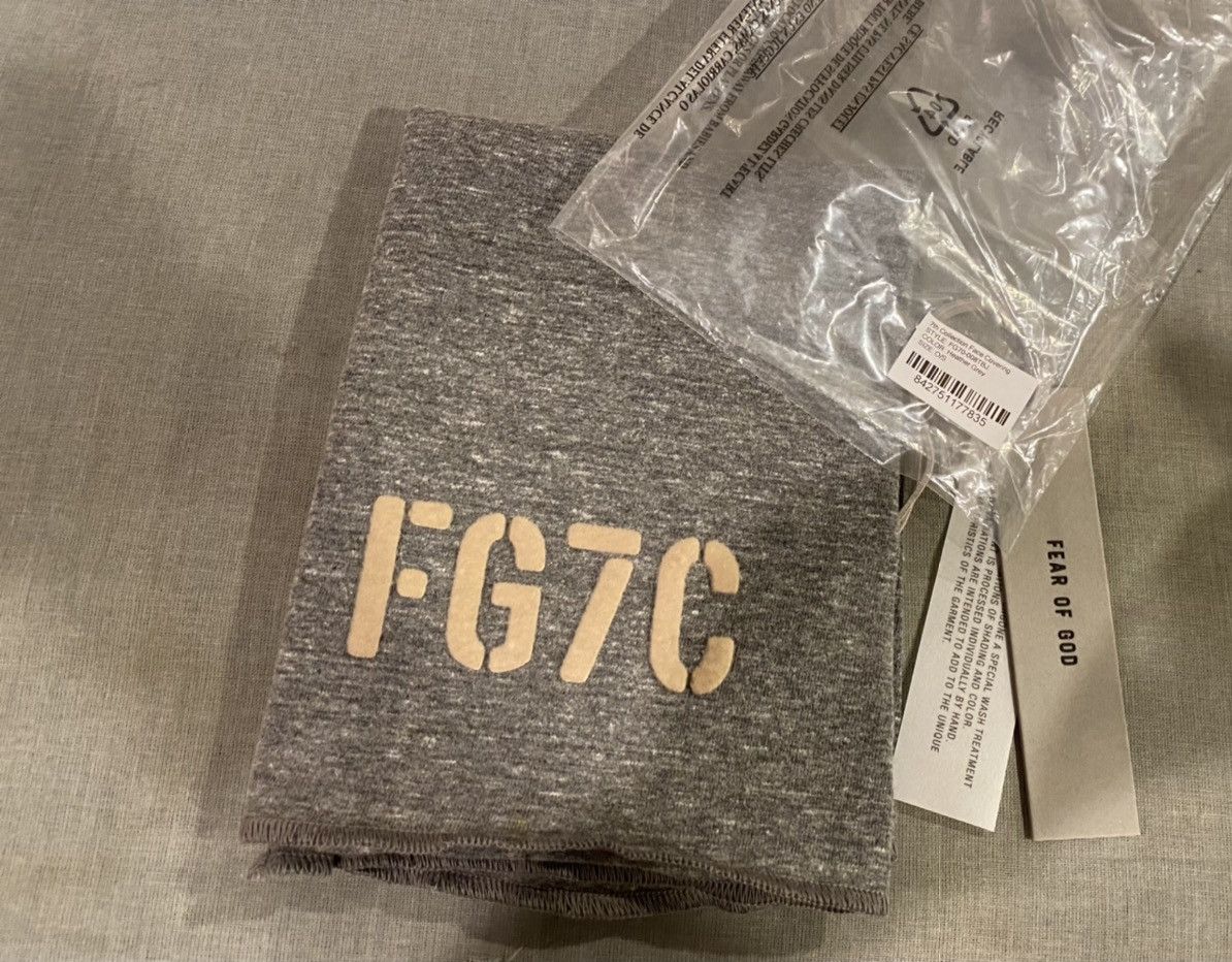 Fear of God Fear of God Seventh Collection Scarf Grey Face  